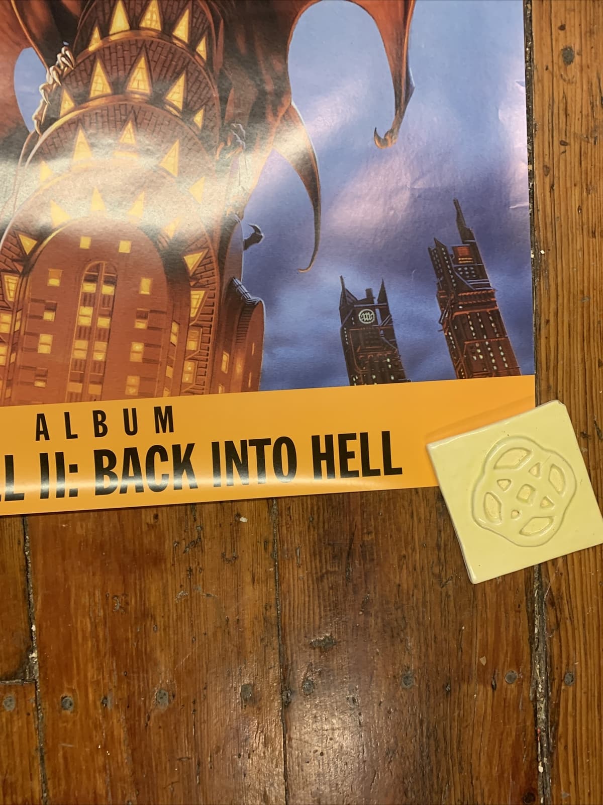 MEAT LOAF  EVERYTHING LOUDER WORLD  TOUR  -  ORIGINAL ROLLED ROCK CONCERT POSTER 4