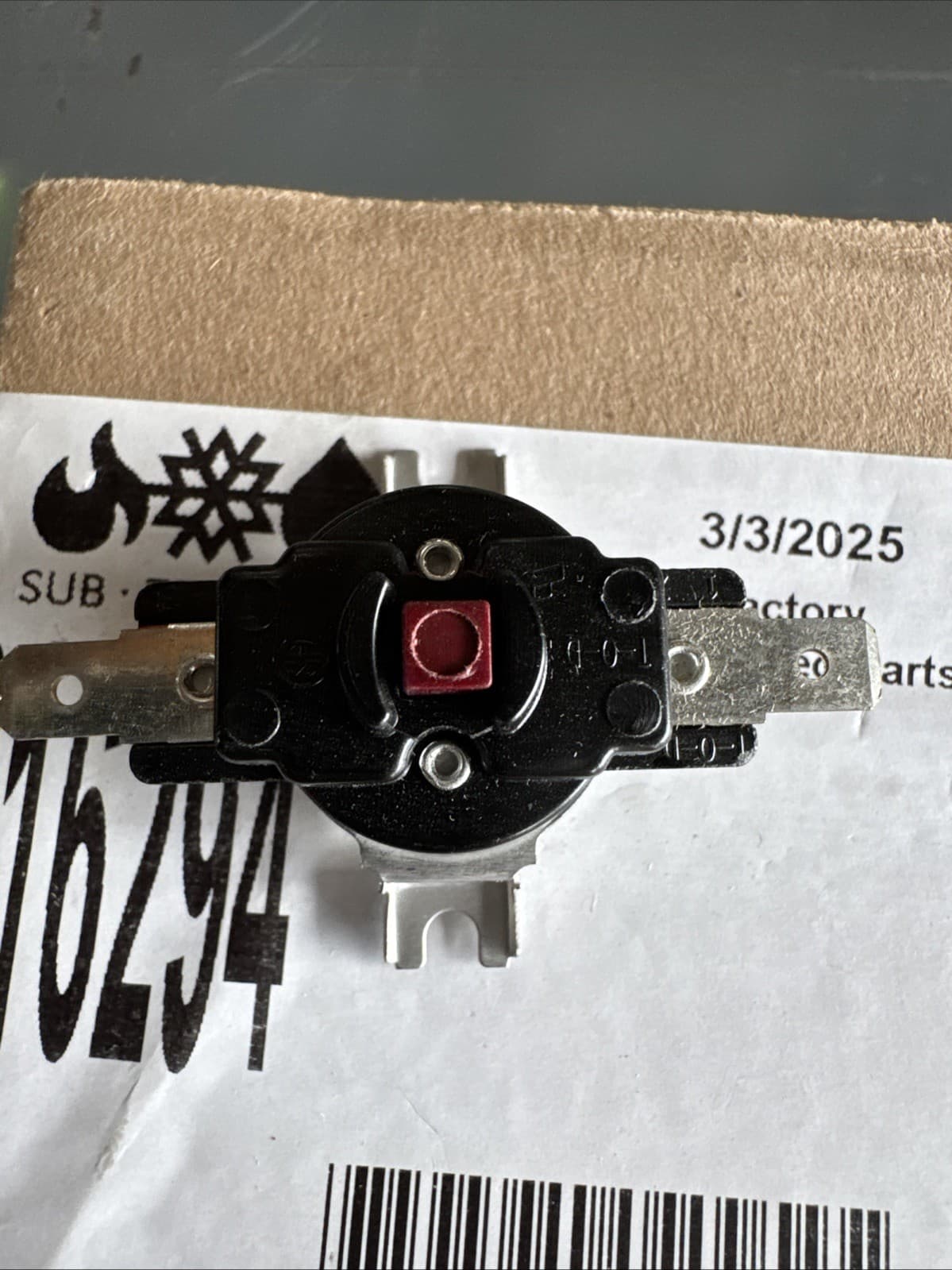 816294 Wolf Range Limiter Thermostat 3