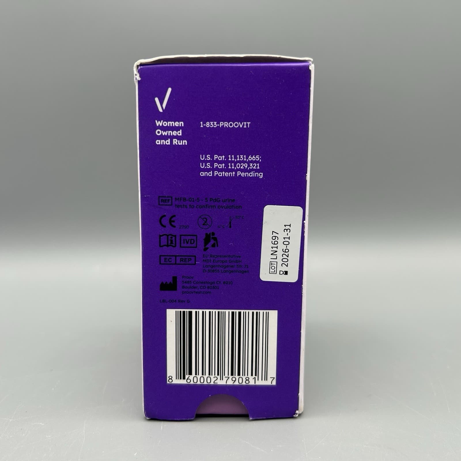 Proov Confirm Check For Successful Ovulation - 5 PdG Tests One Cycle  2