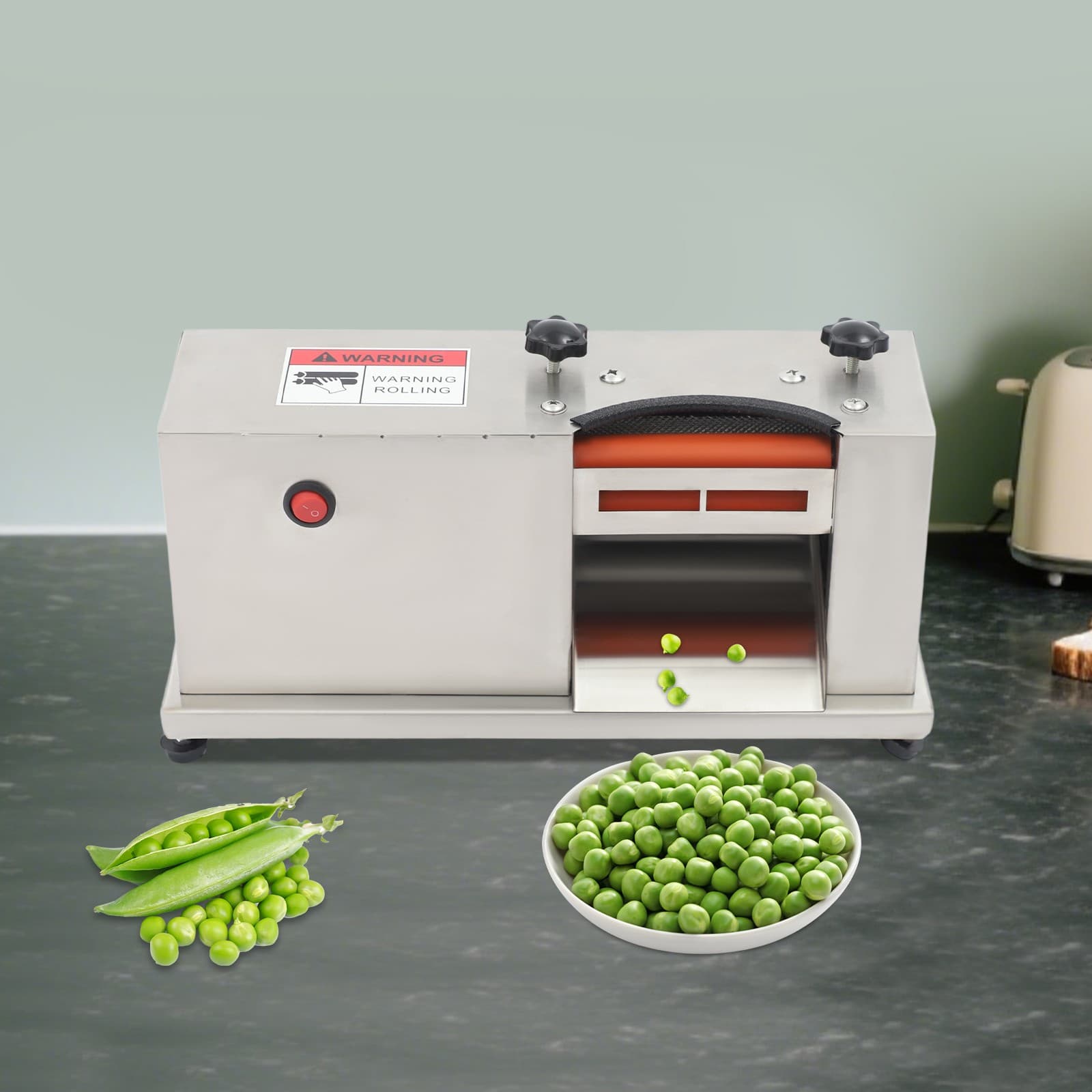 Commercial Electric Bean Sheller Restaurant Bean Peeler Bean Peeling Machine 2