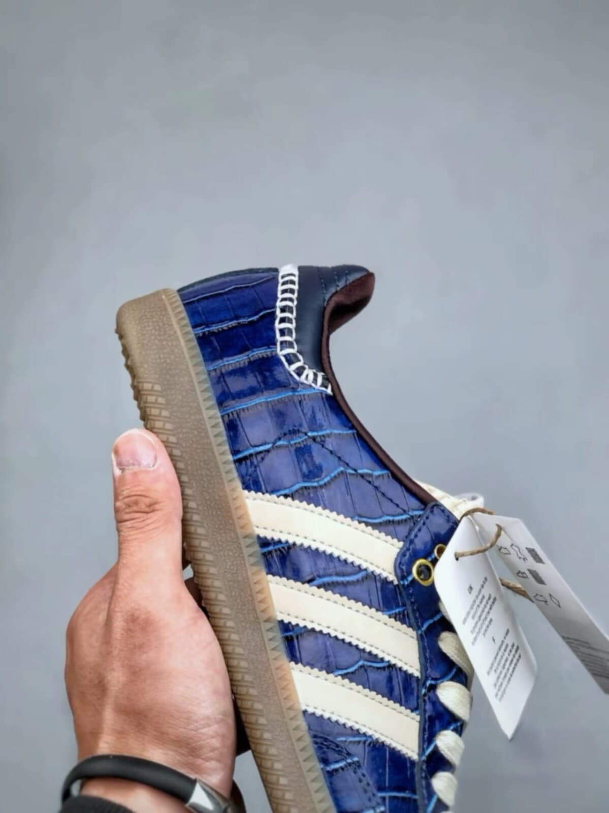 adidas Wales Bonner x Samba OG 'Croc - Collegiate Navy' | JH9825 New With Box 5