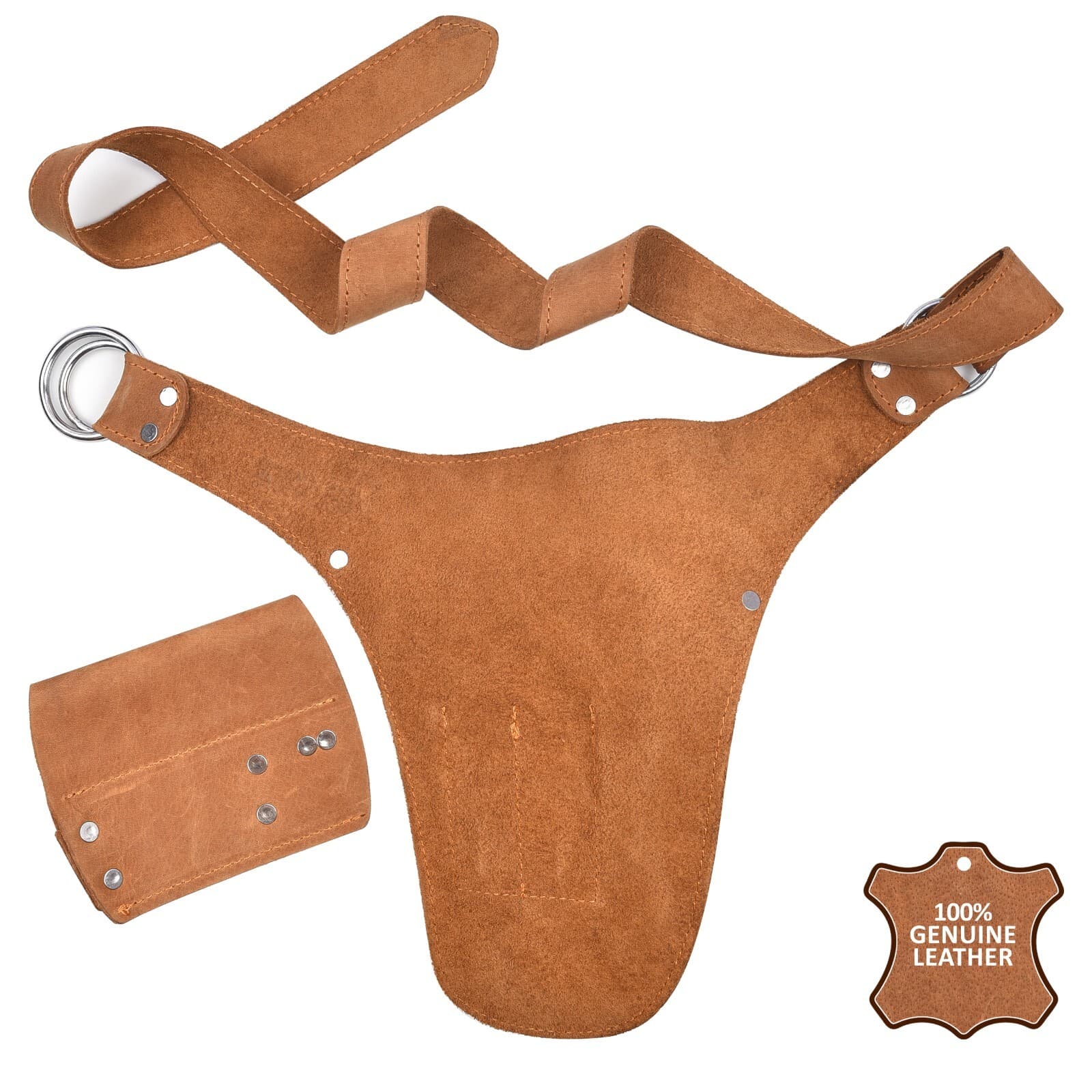 TRUTUCH Leather Garden Tool Belt for Men Women | Gardening Tool Pouch | Gardener 5