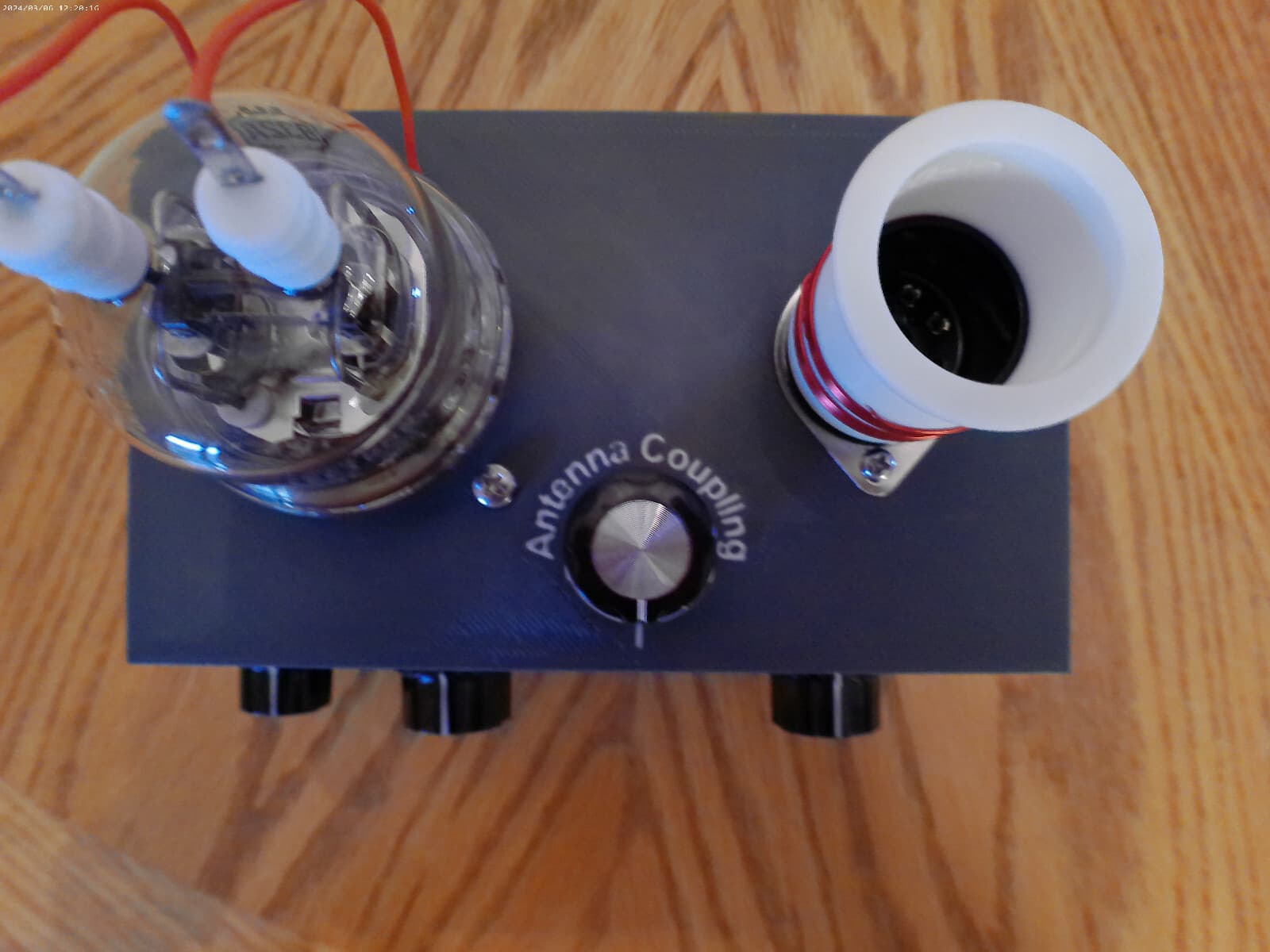 SCHEMATIC ONLY  832 VHF PENTODE REGENERATIVE RECEIVER (1700 KHZ TO 16.5 MHZ) 2