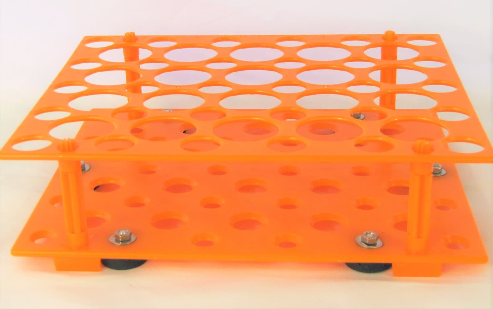 Magnetic test tube rack clamp for oscillator orbital rotator lab platform shaker