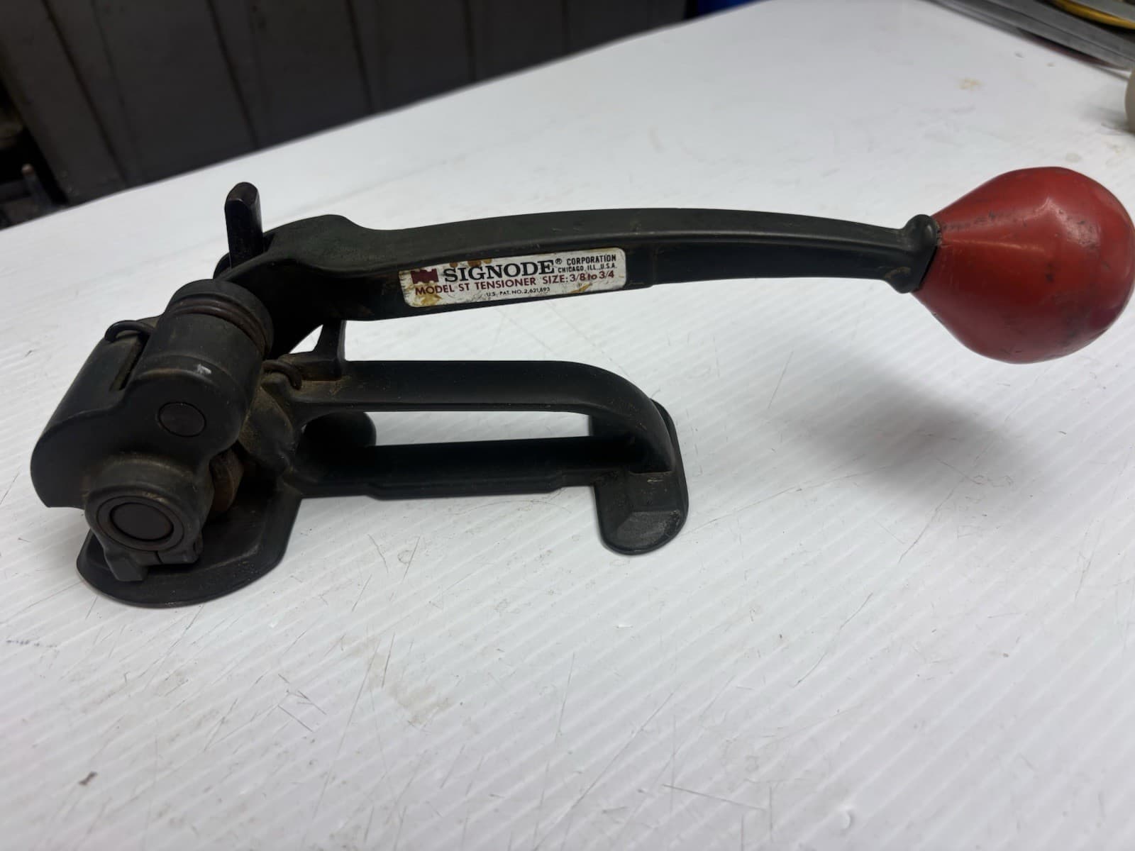 Vintage Signode Model ST Tensioner Tool 3/8" to 3/4" Strapping Tool 2