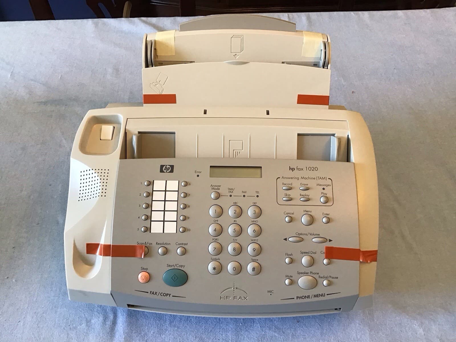 HP FAX 1020 Series All In One Compact Machine With Integrated Phone Gray 3
