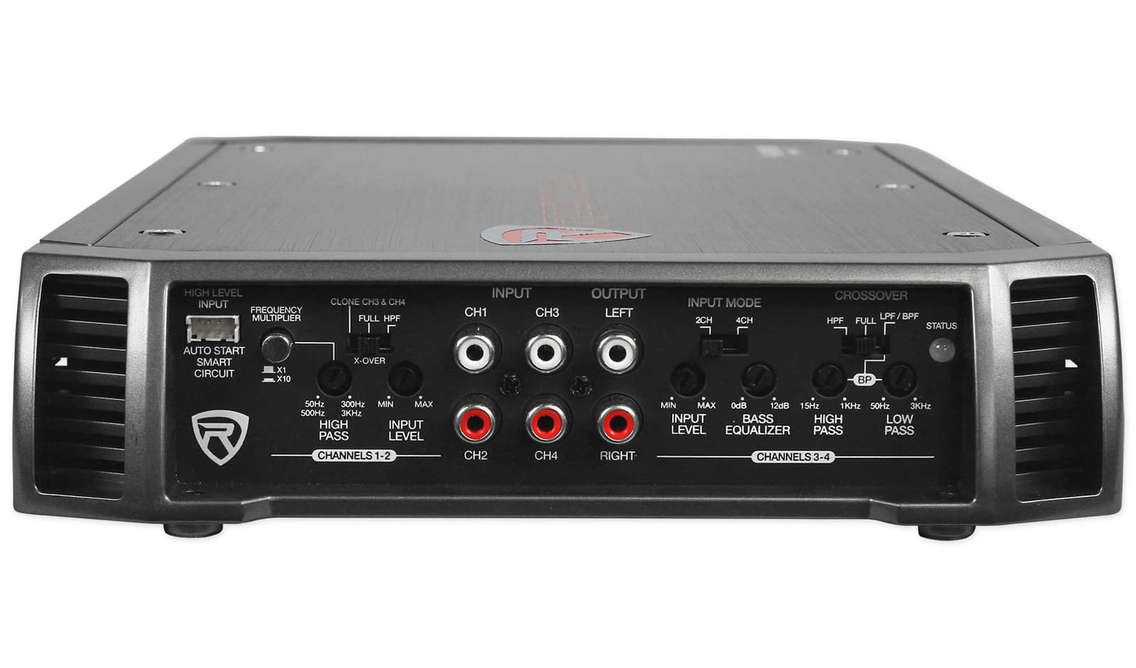 Rockville RXA-F1 1600 Watt Peak/400w RMS 4 Channel Amplifier Car Stereo Amp 2