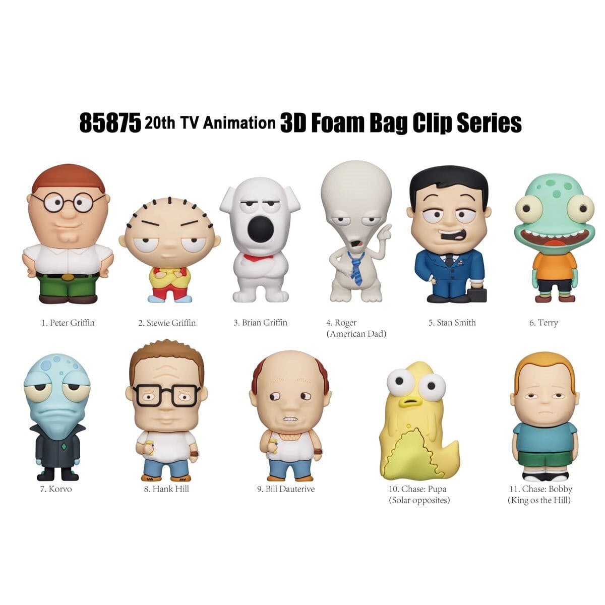American Dad NEW * Stan Smith Clip * Blind Bag Figural FX Animation Monogram 5