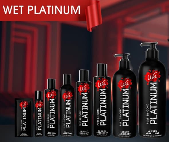 Wet Platinum Silicone Based Lube Ultra Long Lasting Premium Lubricant 5