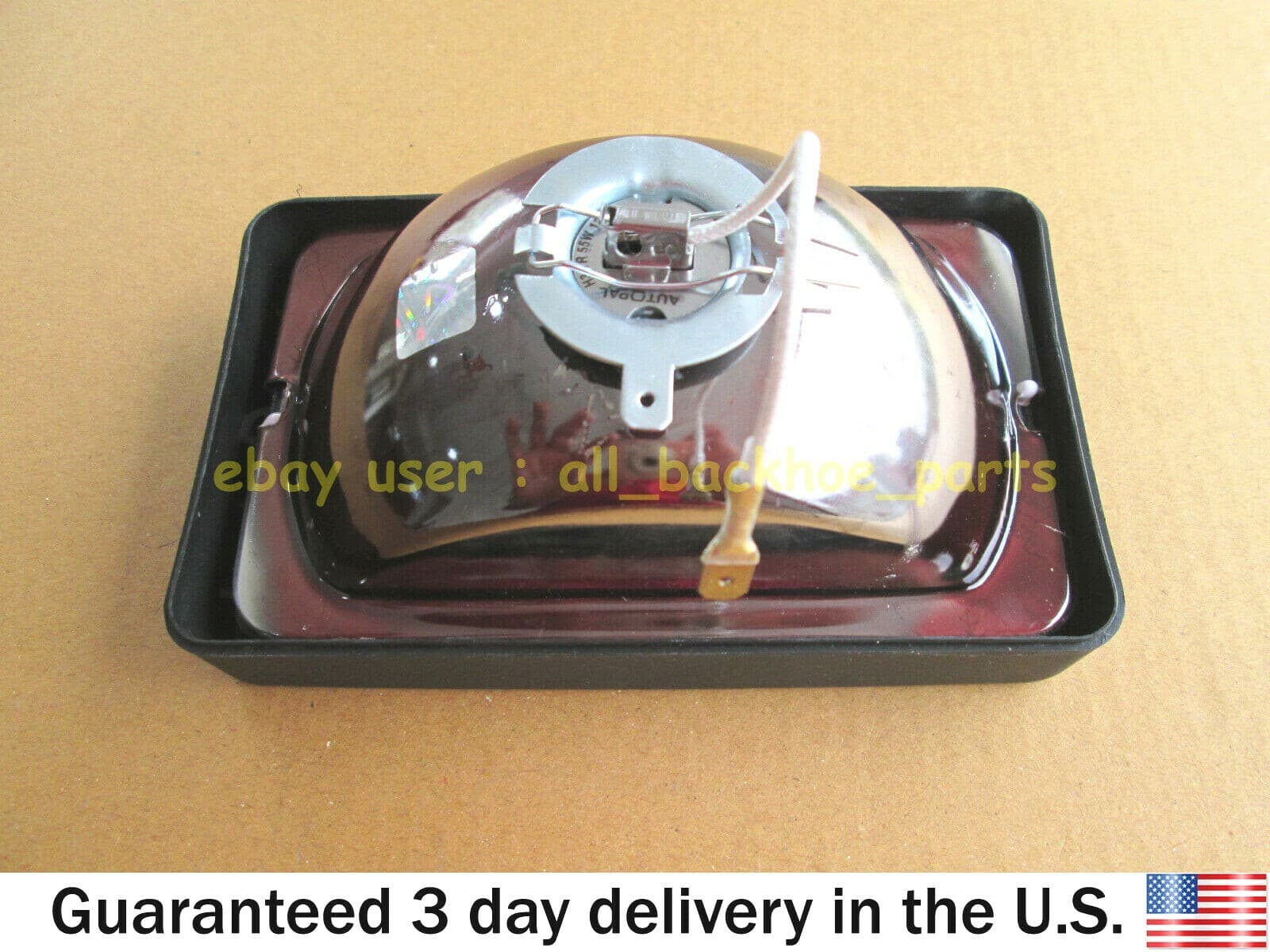 JCB BACKHOE - FRONT & REAR WORKING LIGHT 12V WITH BULB (PART NO. 700/31800) 3