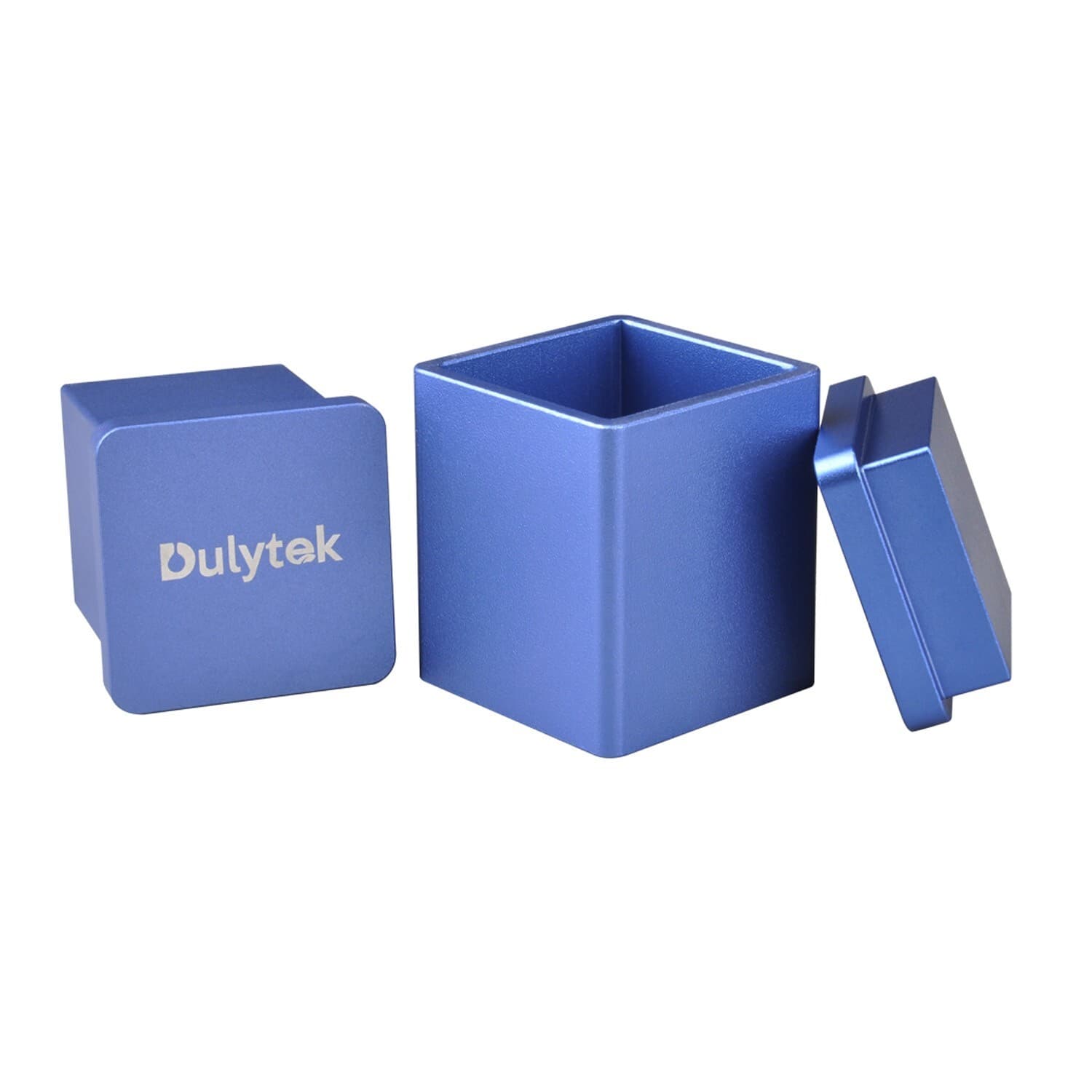 Dulytek Pre-Press Mold, Square, 1.5" x 1.5", Anodized Aluminum, USA Made 3