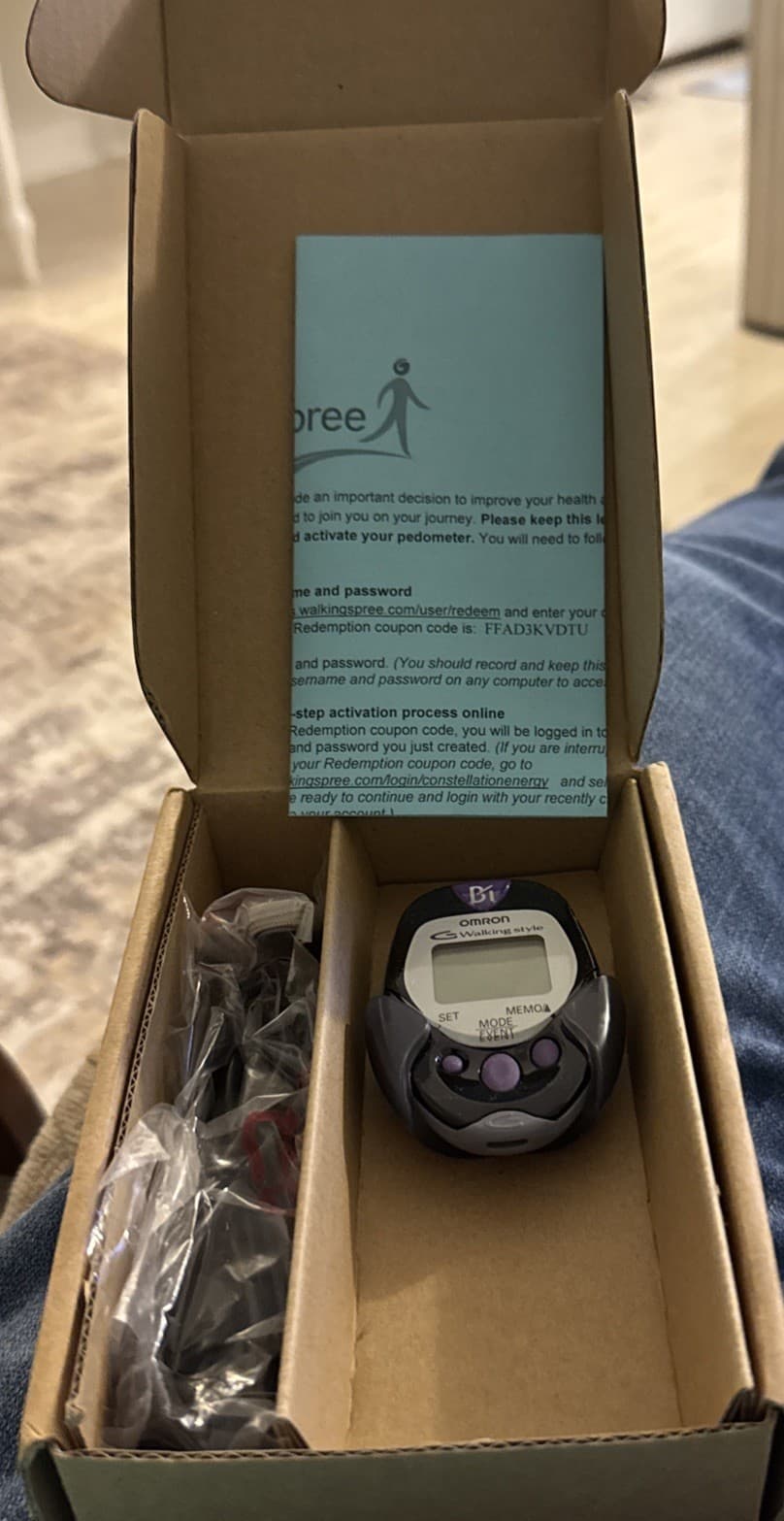 Omron Go Smart Walking Style Pocket Pedometer Downloadable P/N: HJ-720ITFFP 2