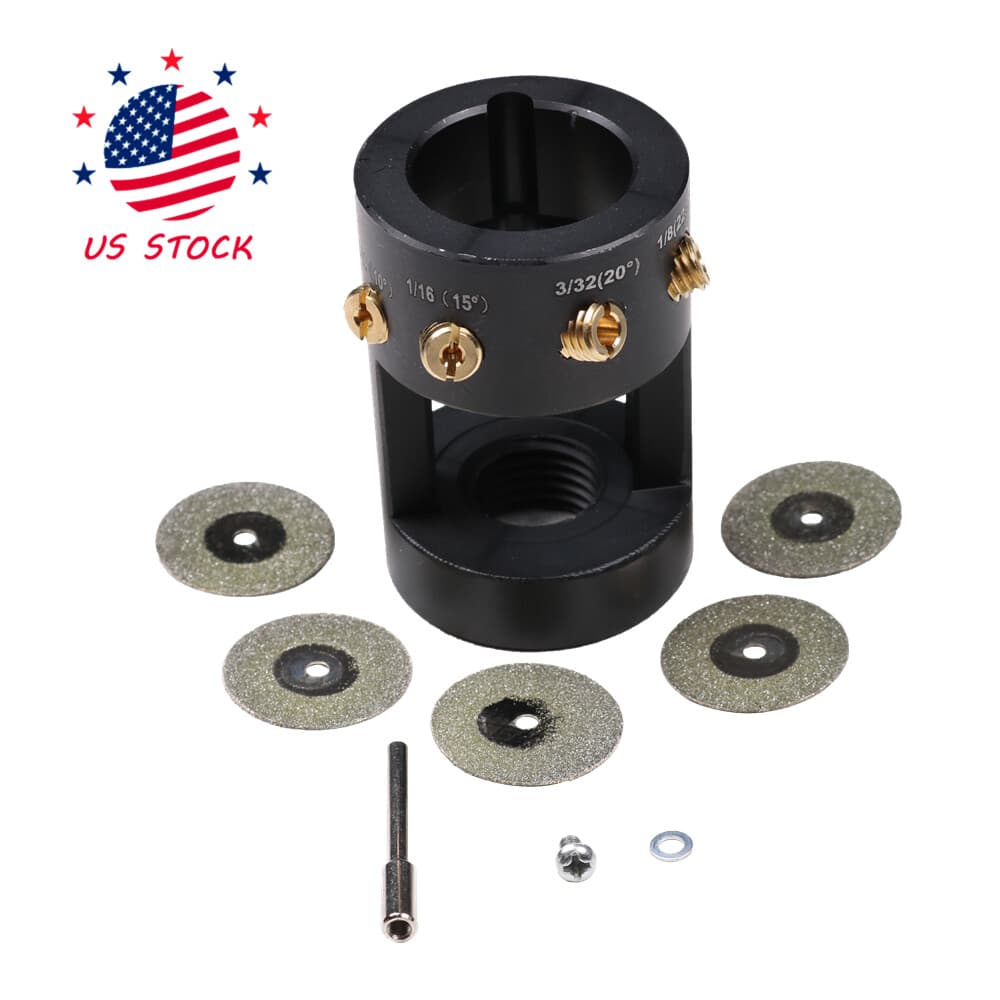 Tungsten Grinder For TIG Welding W/ Sharpener Multi-Angle And Offsets Head Tool 2