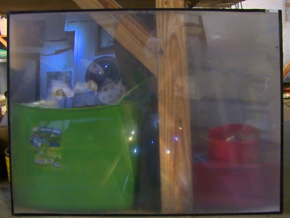 FRESNEL LENS SPOT 29"x20" Clear Solar Cooking Heat Mended  2