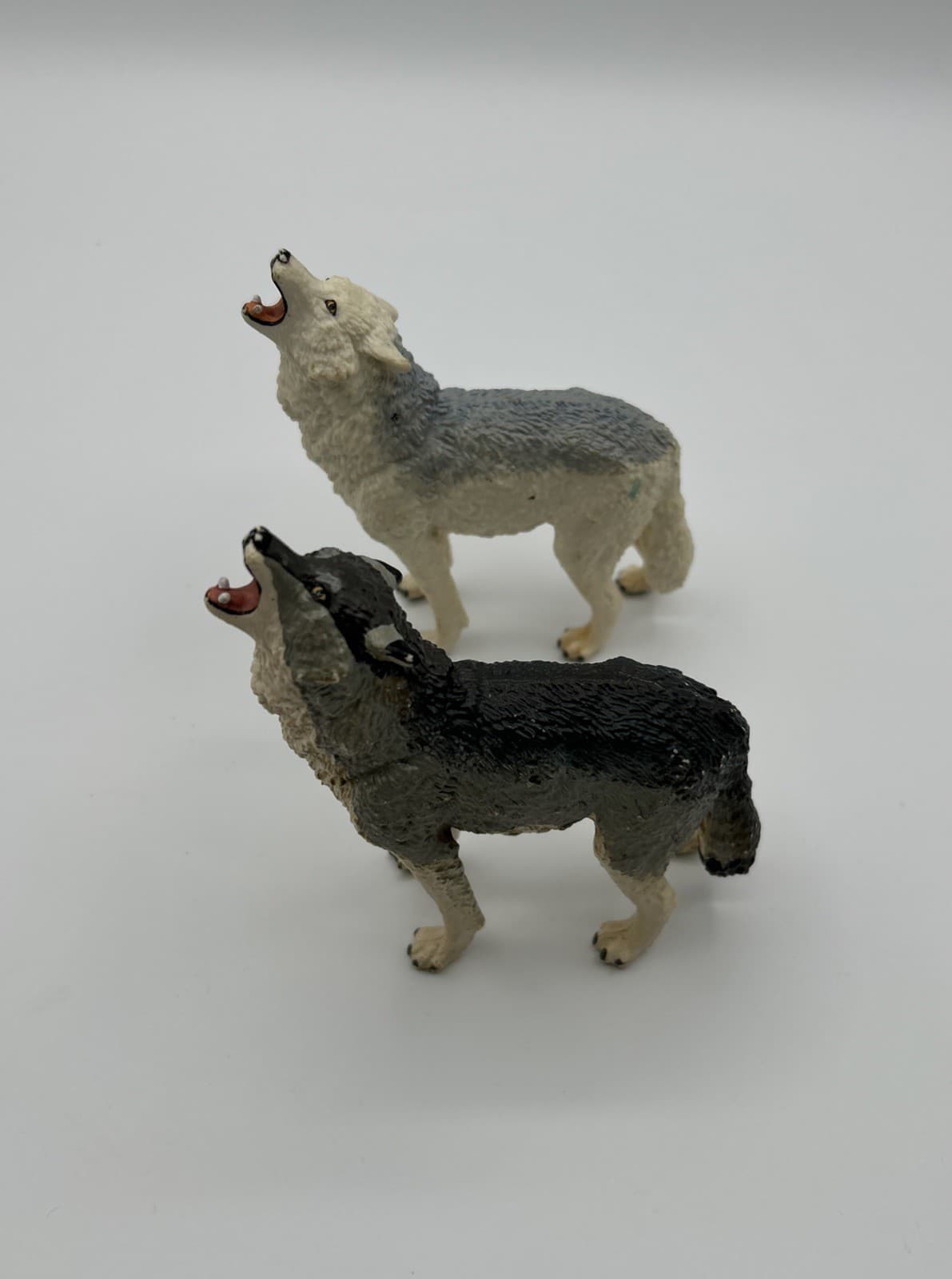 VTG Safari Ltd. Vanishing Timber Wolves Wildlife Animal Figures/5 1990 Adult Pup 3