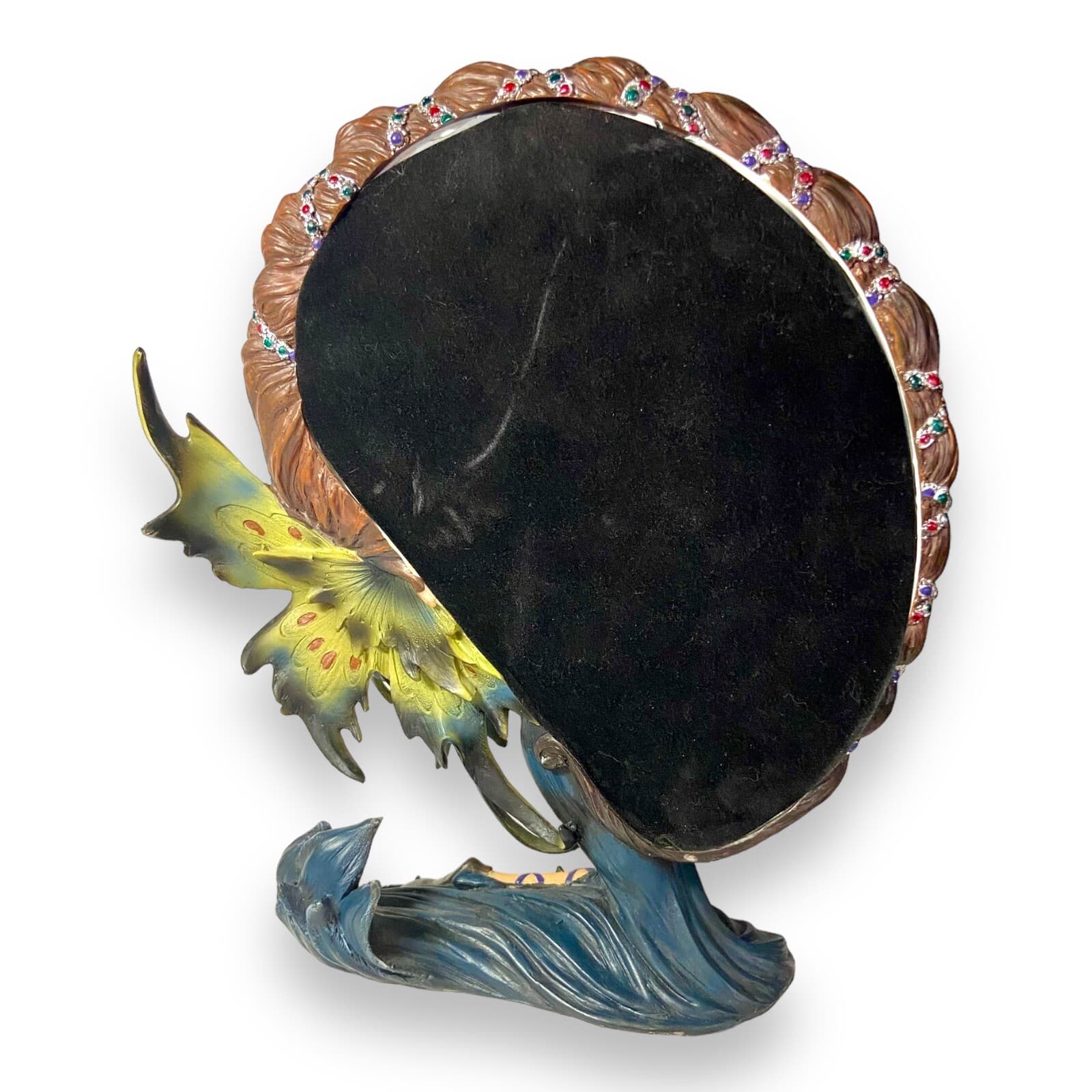 Nemesis Now Mystical Gothic Fairy Tattooed Sprite Mirror, Tabletop, Repaired 5
