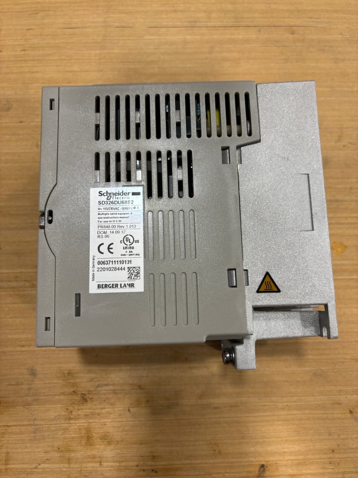 Berger Lahr SD326DU68S2  Control Stepper Motor Drive 2