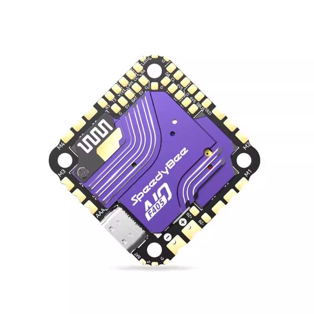 SpeedyBee F405 AIO 40A Bluejay 25.5x25.5mm Flight Controller for RC FPV Drone 2