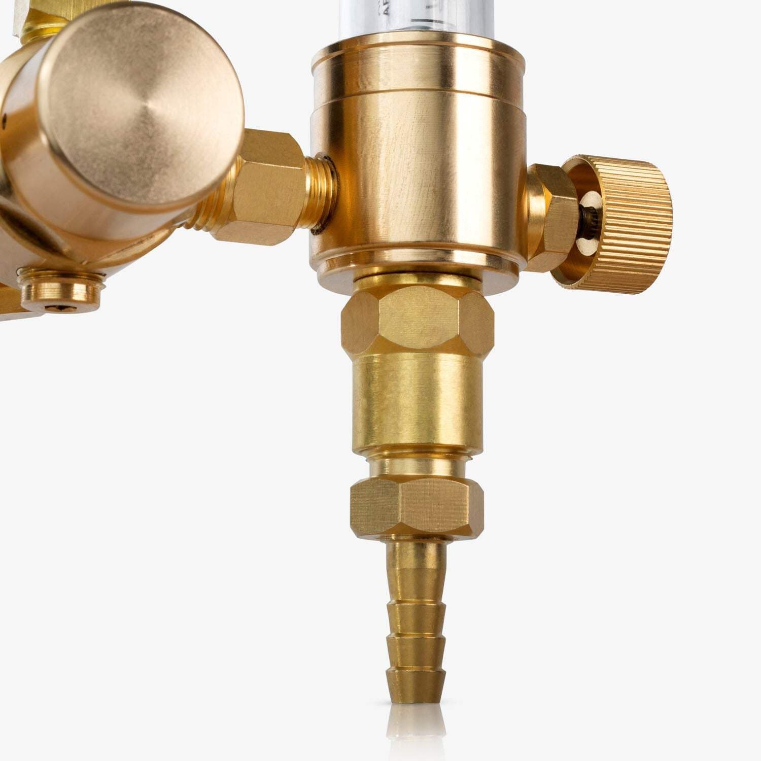 SPARC Dual Output Argon Welding Flow Meter + Regulator 0-60 CFH CGA-580 MIG TIG 5