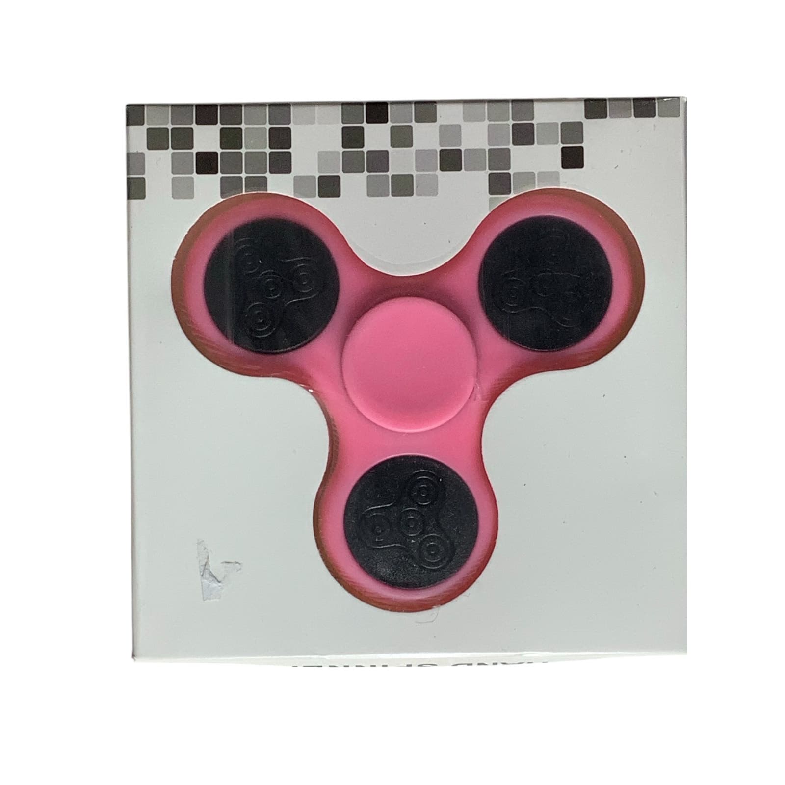 Pink Hand Tri Fidget Spinner Focus, Sensory, Anti-Anxiety Toy Spinner