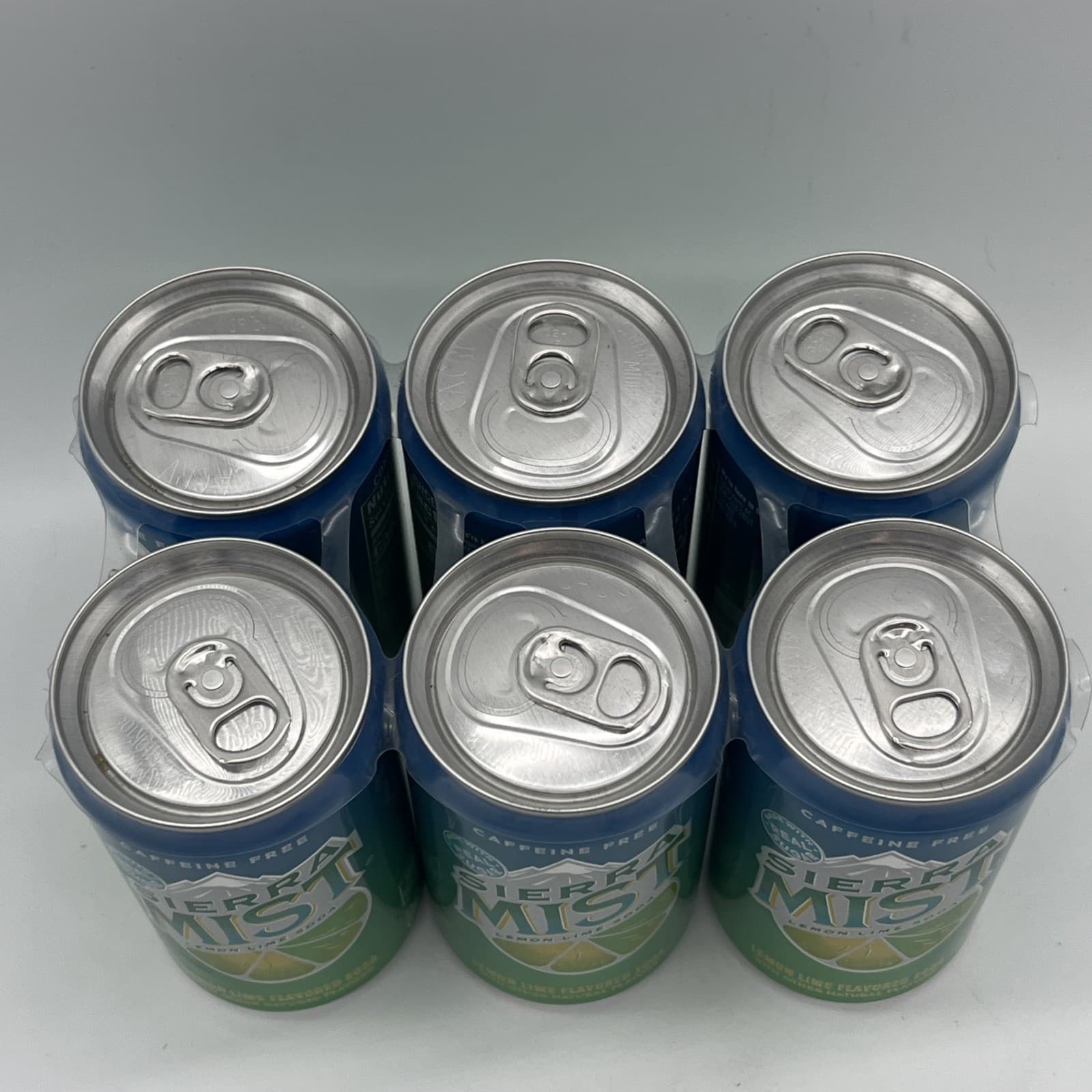 Sierra Mist 6 Pack Lemon Lime Soda 7.5oz Can EXP 10/22 Real Sugar Caffeine Free 2