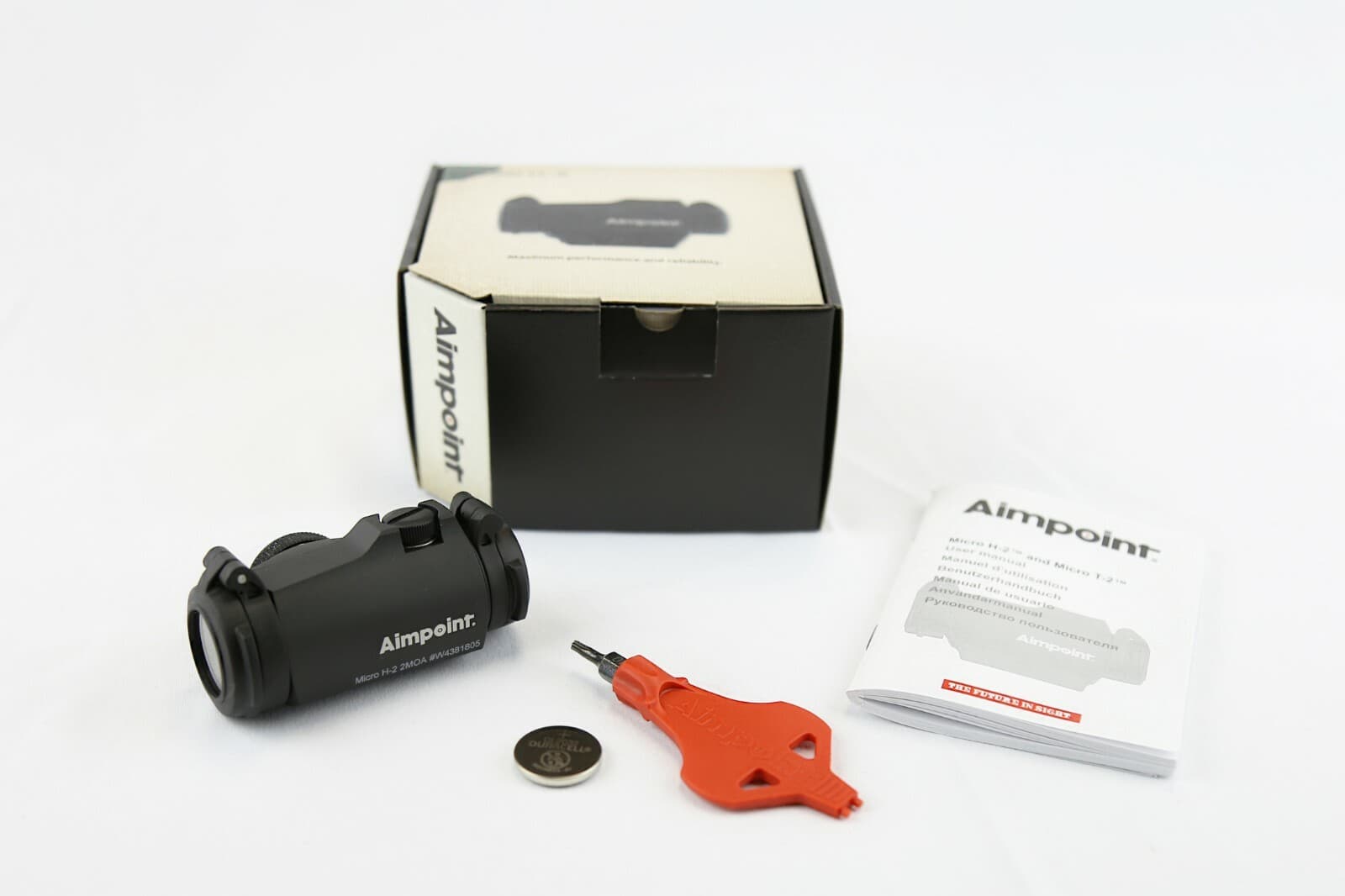 Aimpoint Micro H-2 Red Dot Reflex Sight No Mount 2 MOA 200186 5