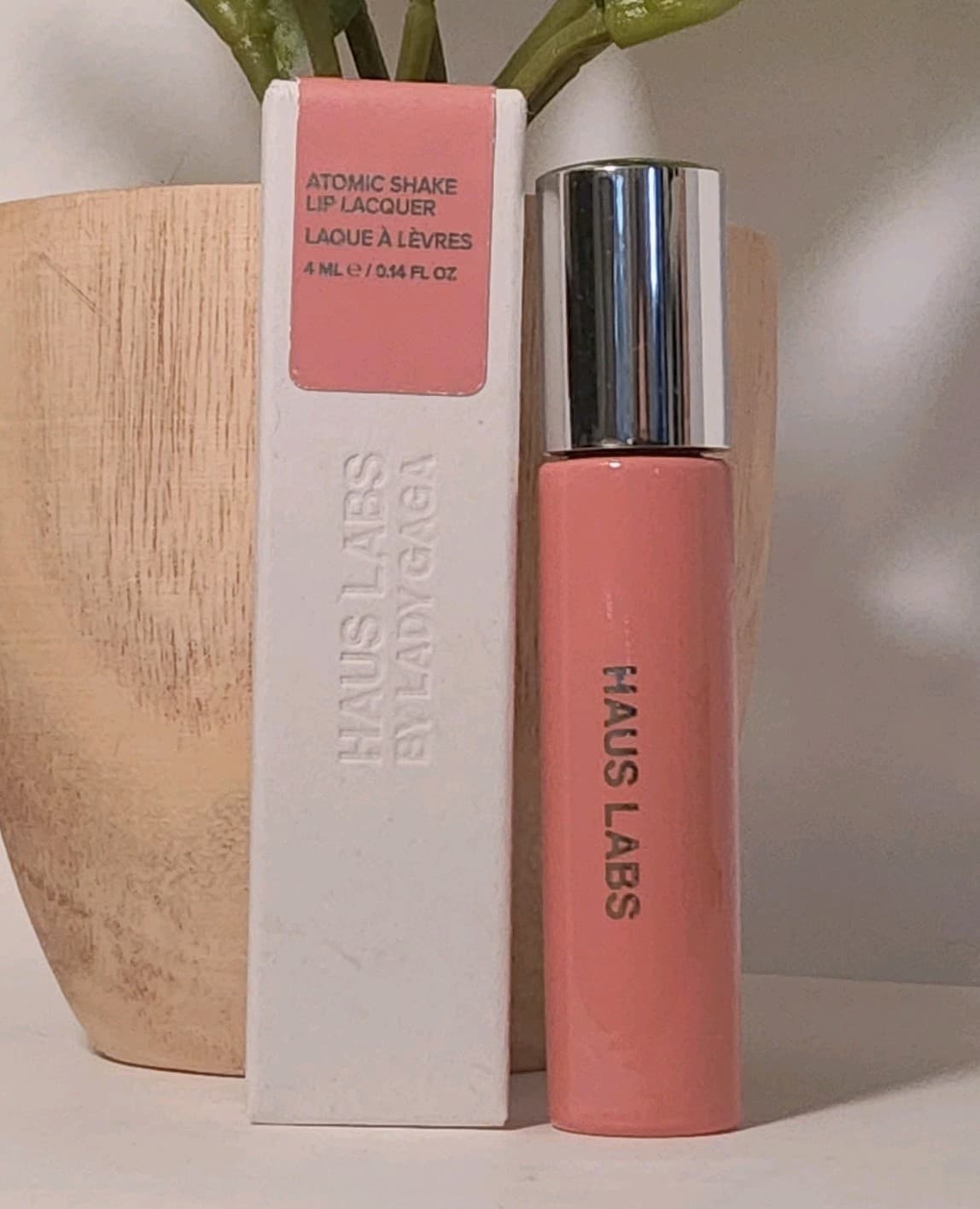 Discontinued Haus Labs Atomic Shake Lip Lacquer Sepia Shine 4ml BNIB Sealed Gaga 3