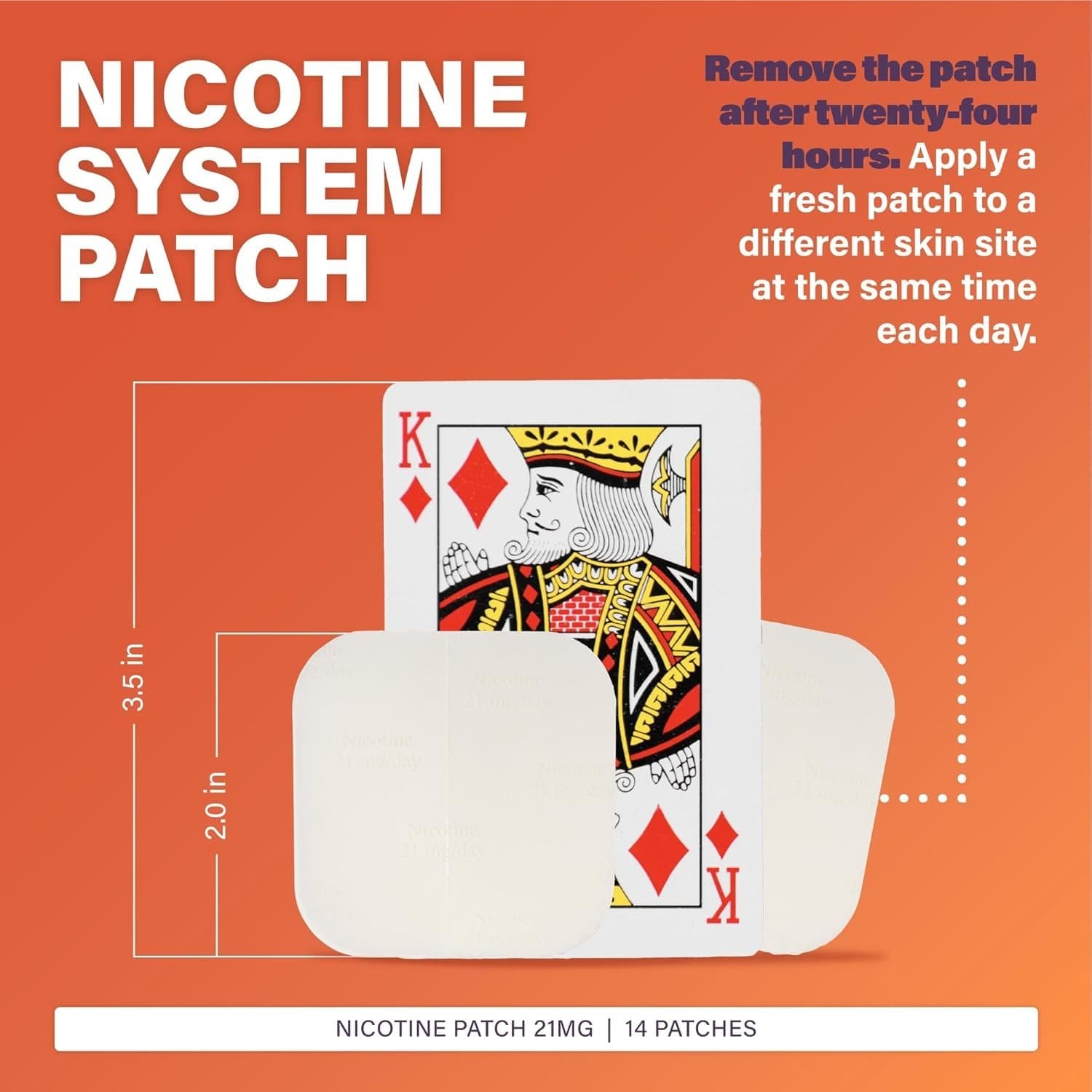 New 9 Pack Patches Rugby Clear Nicotine 21mg Transdermal System Patch Step1 US 4