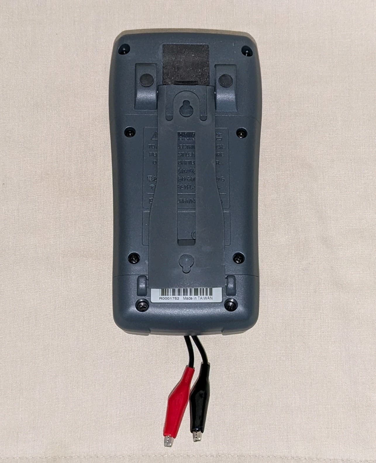 DE-5000 HANDHELD LCR METER w/ ALLIGATOR TEST LEADS (TL-21) 4