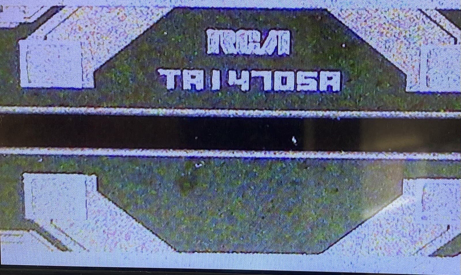 Historic RCA 4” Silicon Wafer Full Of Audio Amplification Chips For TV/Radio  2