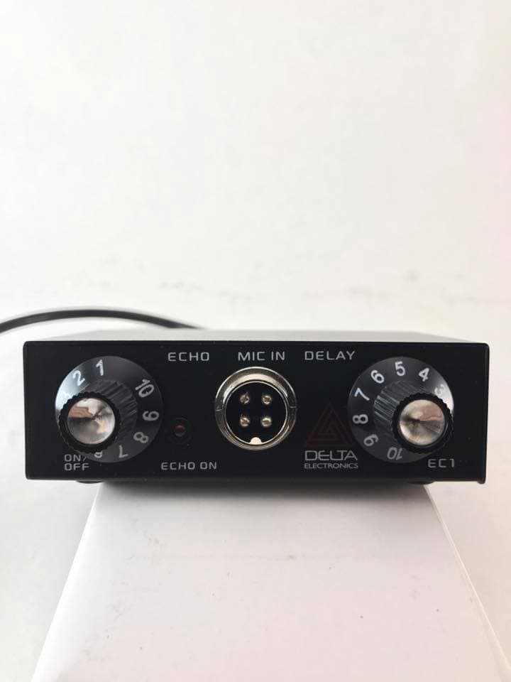 DELTA EC1 DYNAMIC MIC AMPLIFIER / ECHO CHAMBER w/ ROGER BEEP 4 pin Cobra CB HAM  5