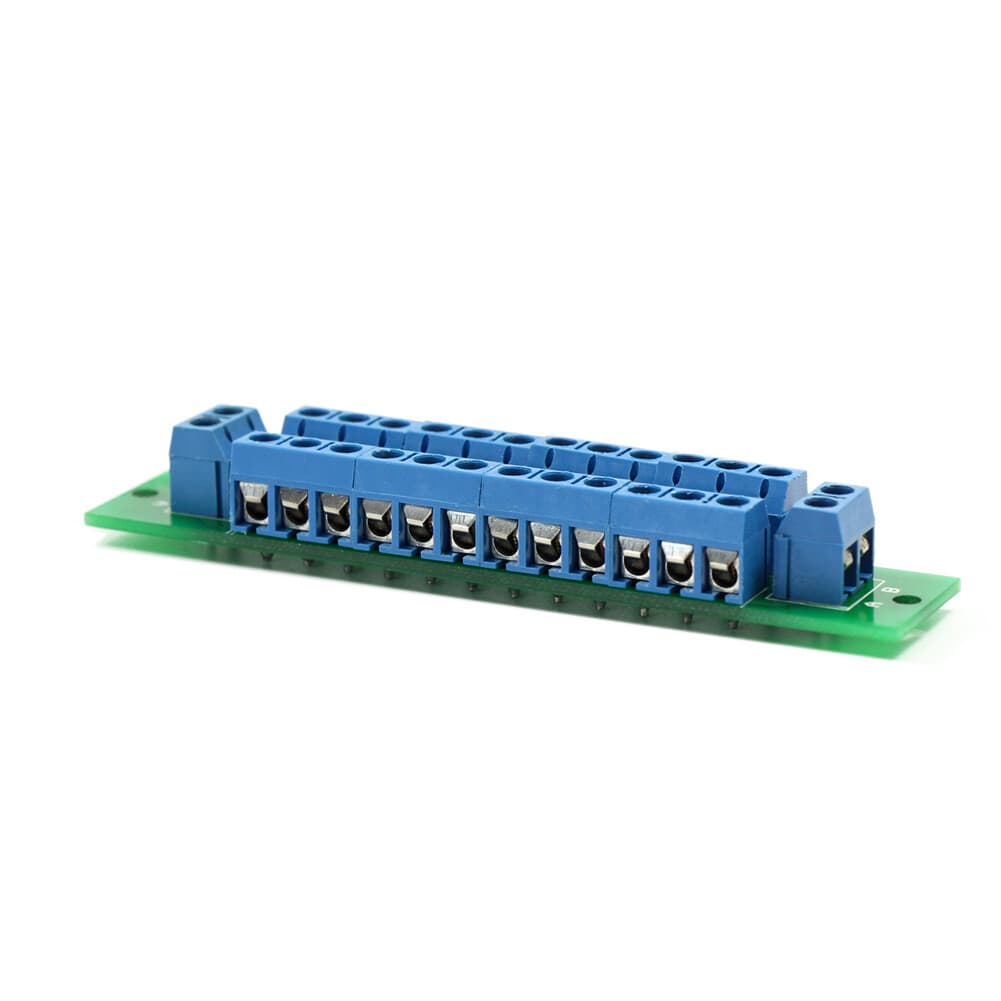 2 Units Power Distribution Board 2 Inputs 13 pairs Outputs for DC AC Voltage 3
