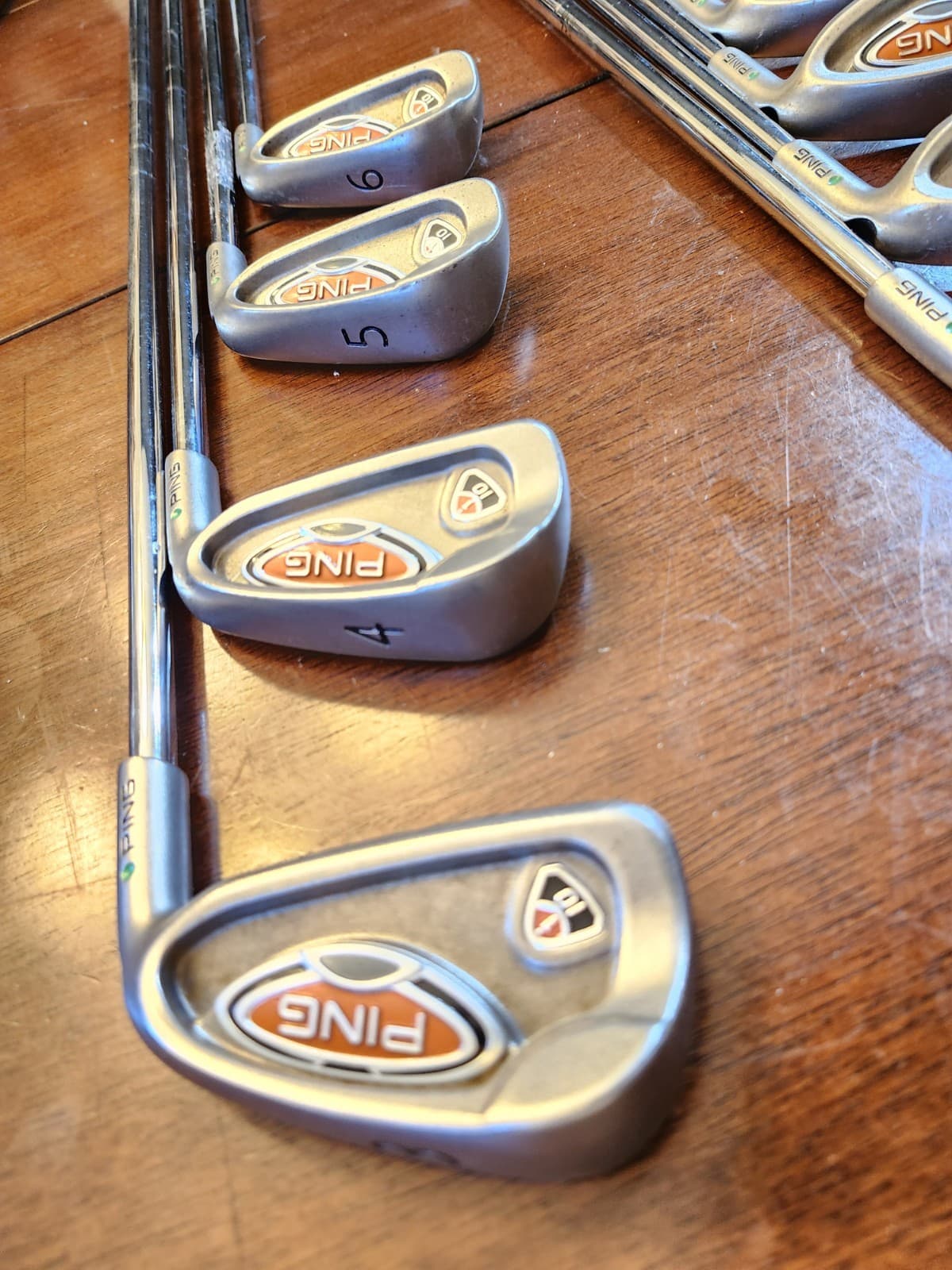 Ping I10 Iron Set 3-Pw Stiff Awt Steel Shafts Good Grips Std Length Green Dot  3