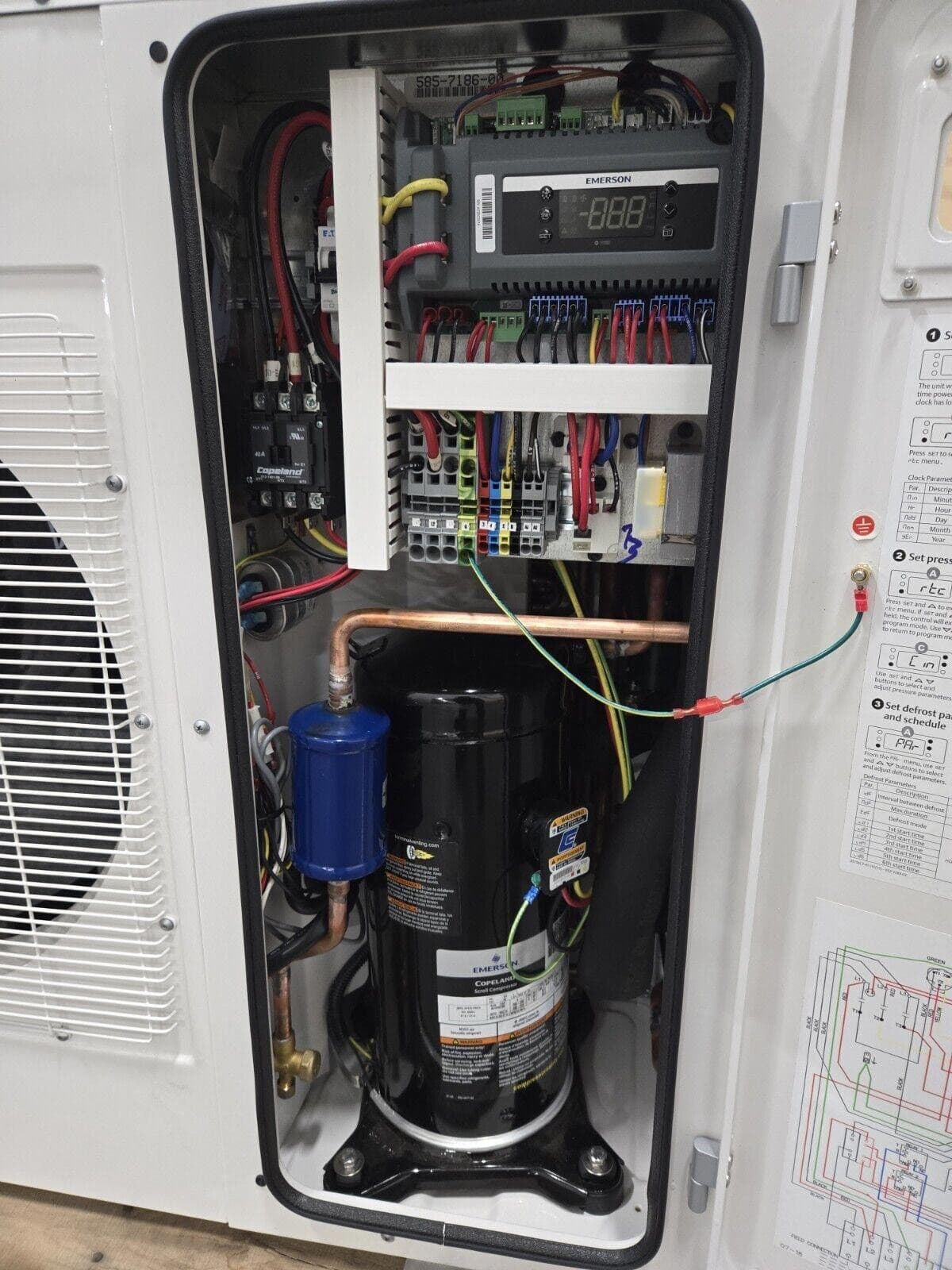 NEW Copeland XFAM-022Z-TFC-081 Med Temp Cooler 2.25 HP Condensing Unit Walk-In 6