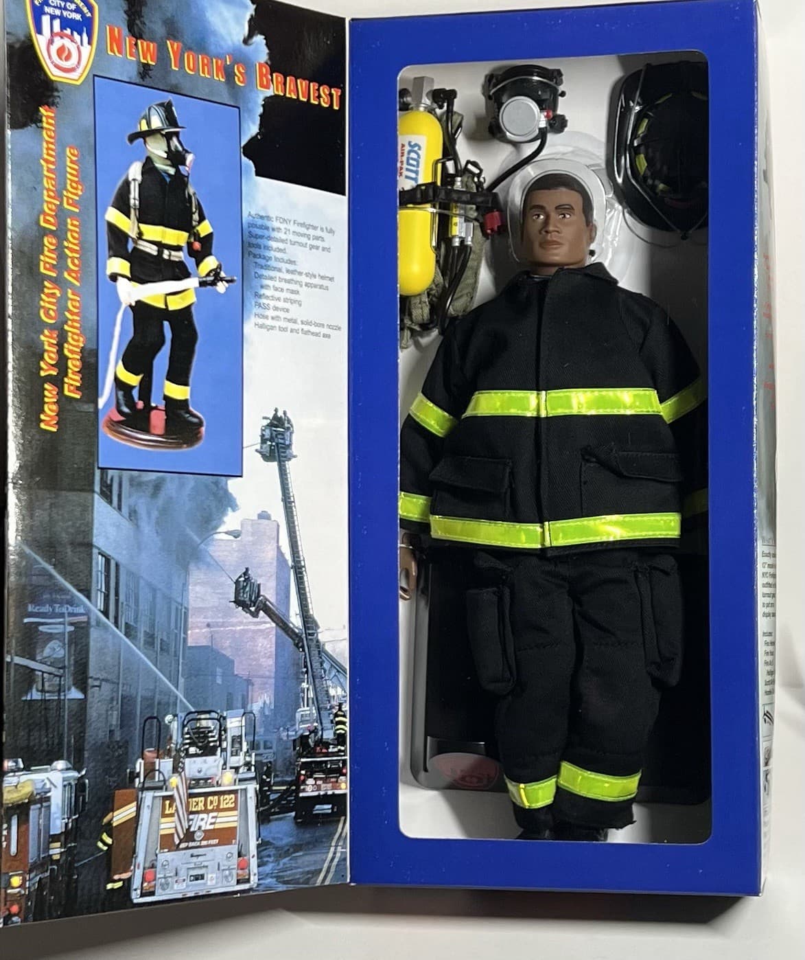 Fire Zone FDNY 12” Firefighter Figure NEW/VHTF 5