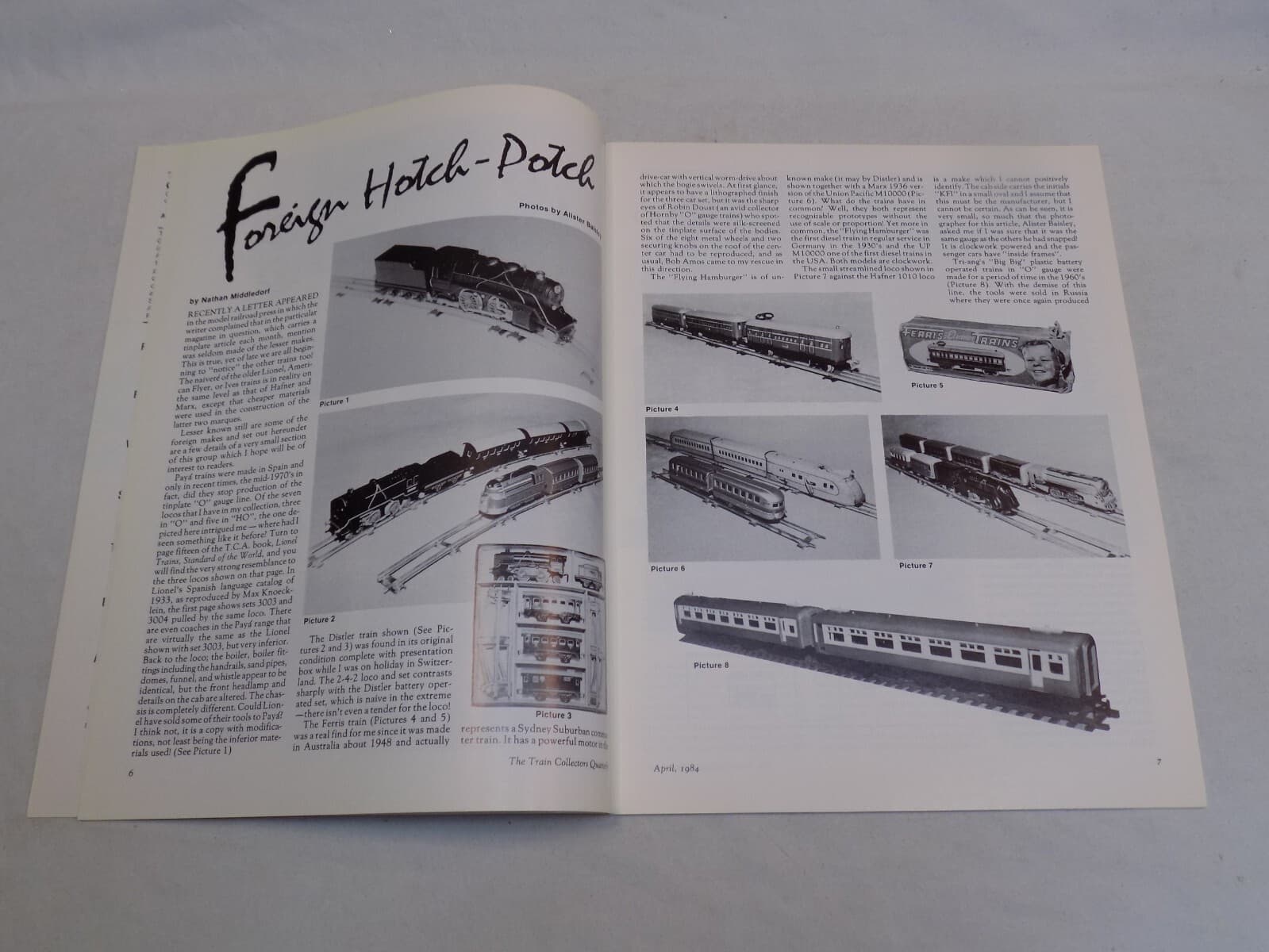 The Train Collection Quarterly Magazine April 1984 Pittsburgh Pennsylvania Heinz 2