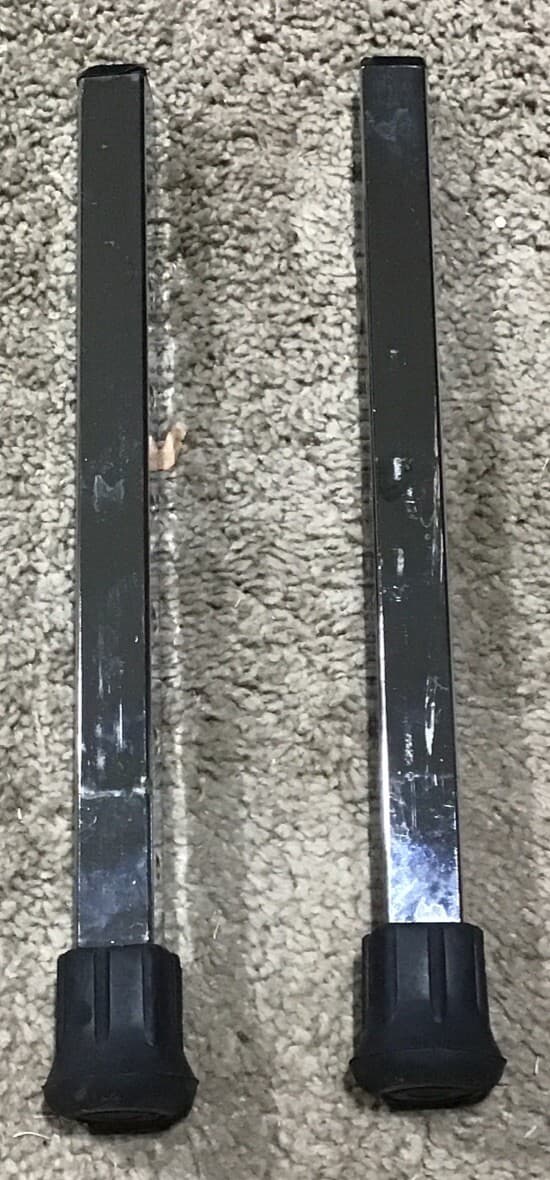Nordic Track Pro Ski Legs Rubber Feet Replacement Parts Set of 2 Used 2
