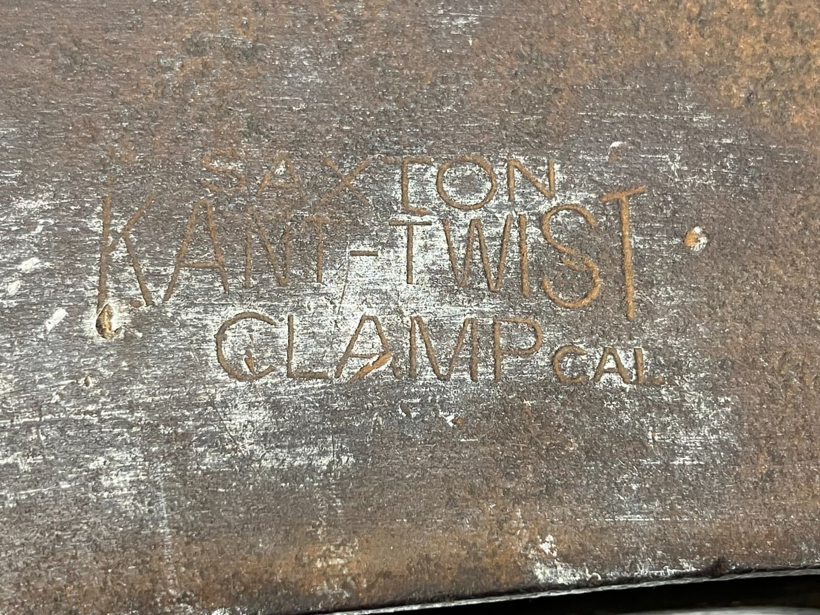 2 Kant-twist Style Clamps 1 is unknown maker Welding Machinist Cantilever Fab. 2