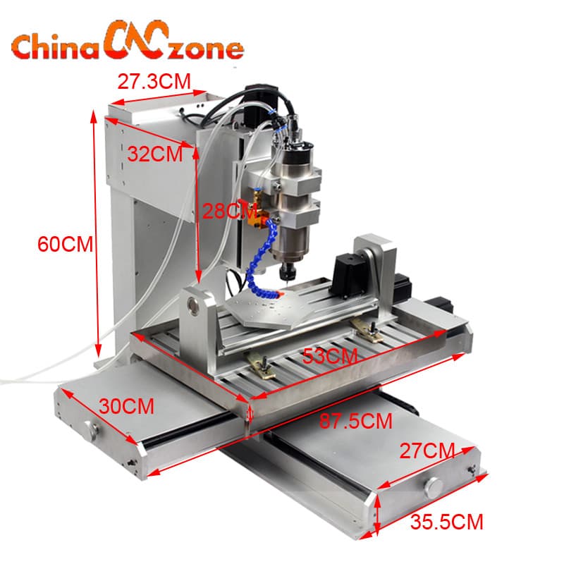 6040 5axis CNC 1500W Router Engraving Machine Metal Copper MillingCuttin Machine 4