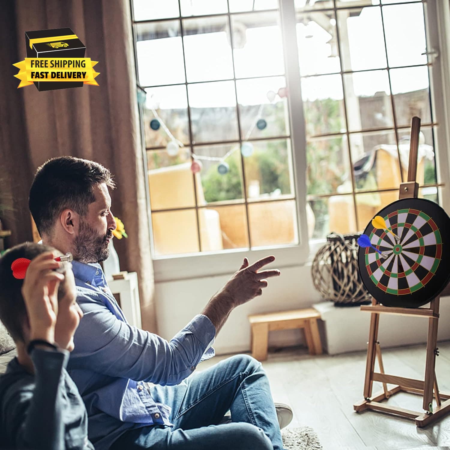 36Pcs Magnetic Darts, Magnetic Darts Replacement for Magnetic Dartboard, Plastic 6