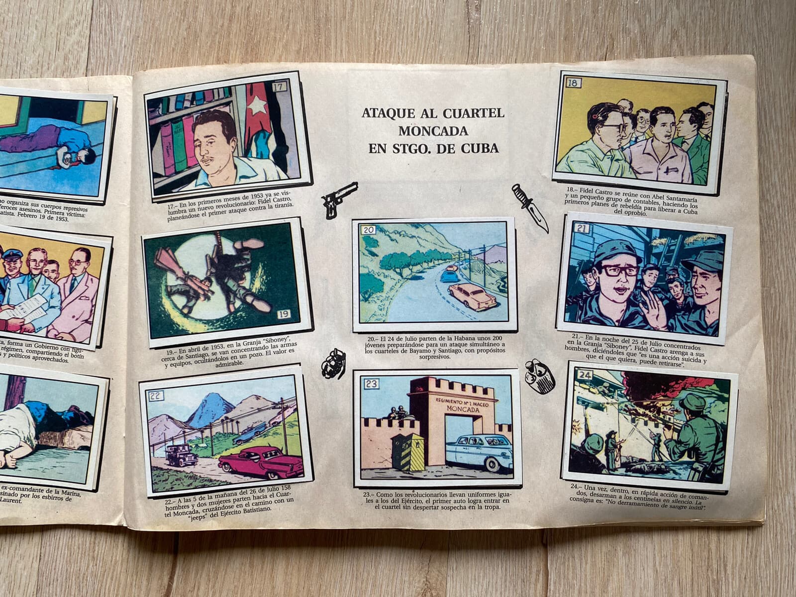 Album de la revolucion cubana 1952-1959 complete 268 trading card album 5