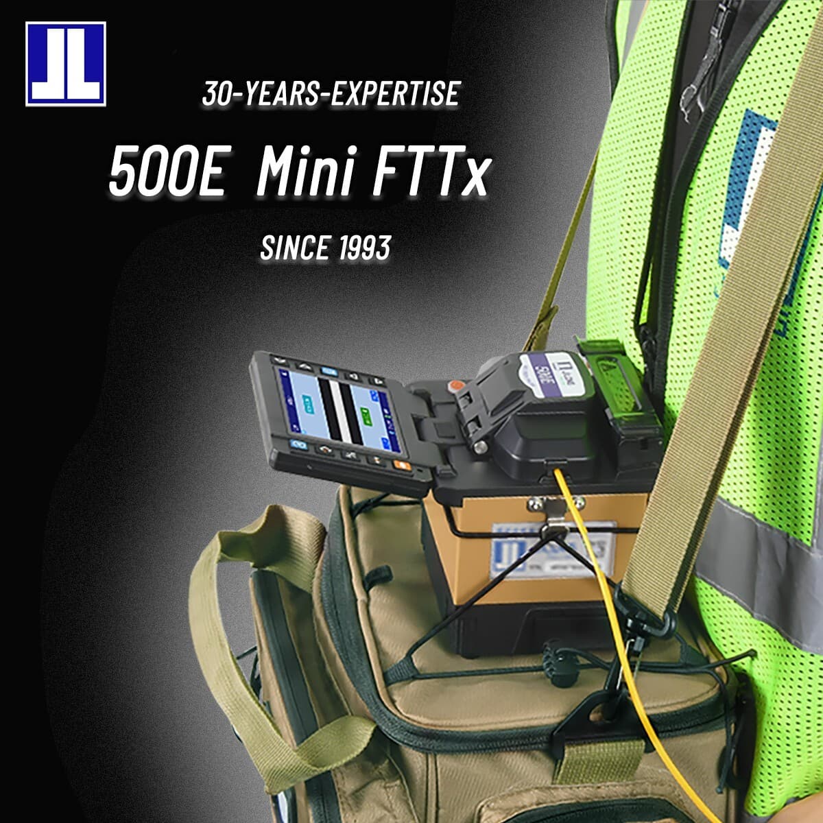 Jilong 500E FTTx Fiber Optic Fusion Splicer Support Active-Clad Alignment Splice 5