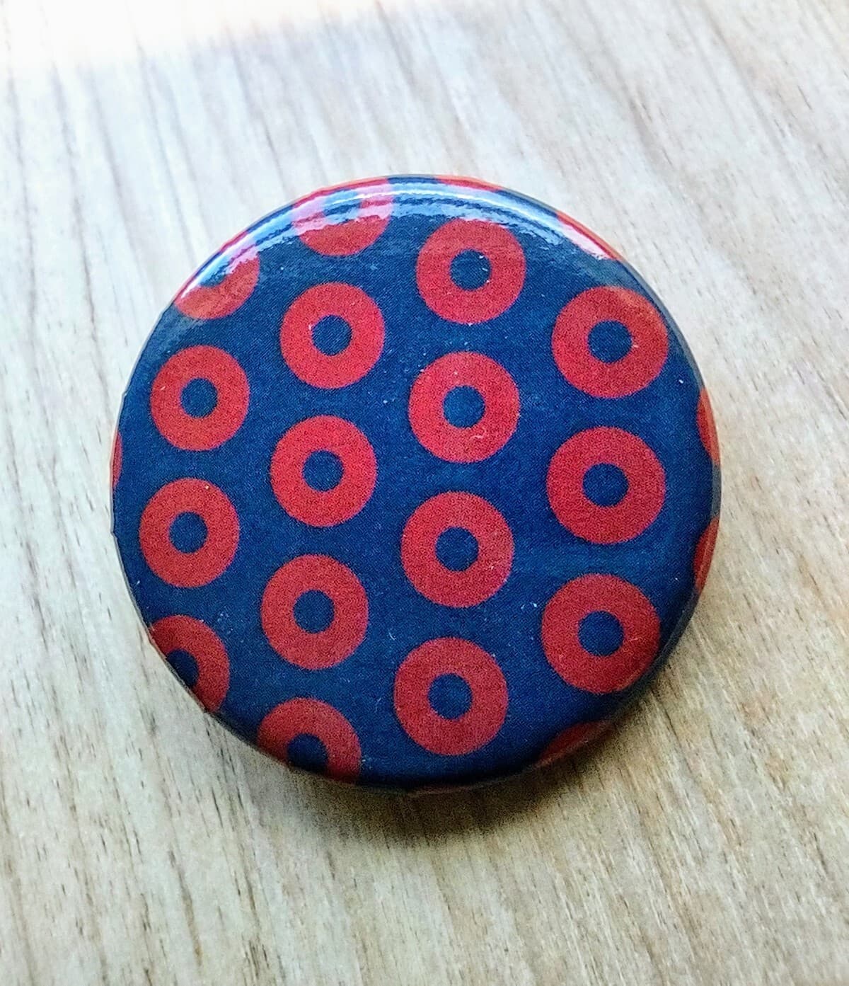 PHISH 2donut & 2VT plate 1.25" buttons(4) vermont Free shipping! 2