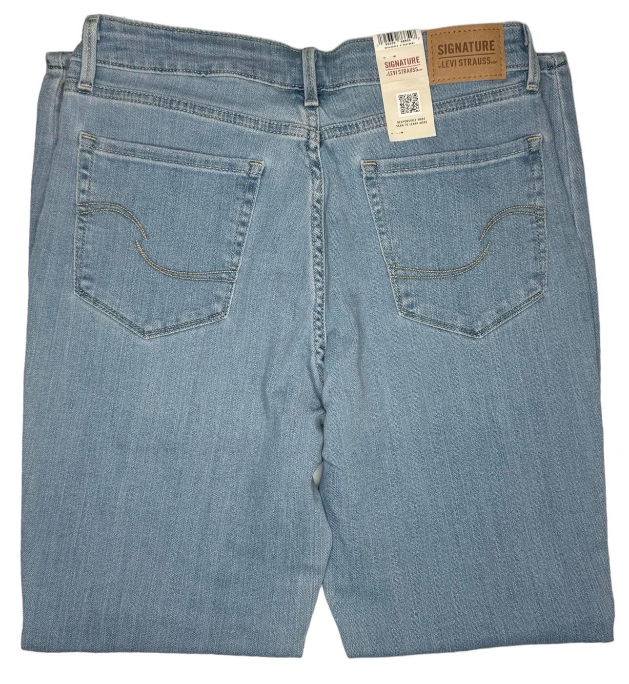 Signature By Levi Strauss #11374 NEW Women's Mid-Rise Stretch Skinny Jeans 6