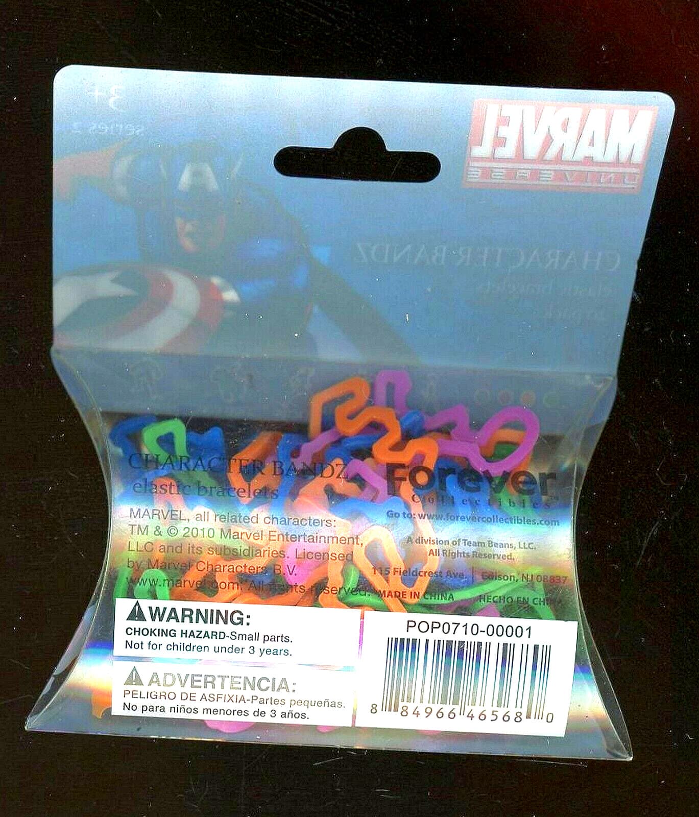 Super Hero Wrist Bands 2 packages 6" - 13" Rubber Jewelry Fun Toy 40 Bands 4