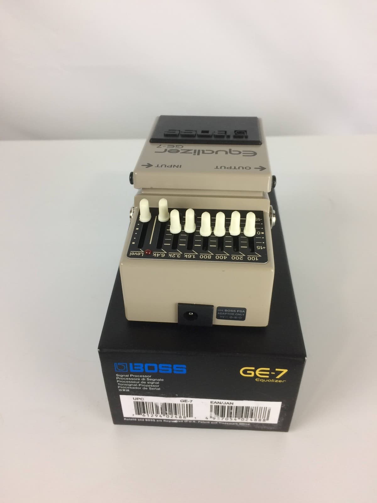 Open Box Boss GE-7 Graphic Equalizer EQ Effects Pedal 3