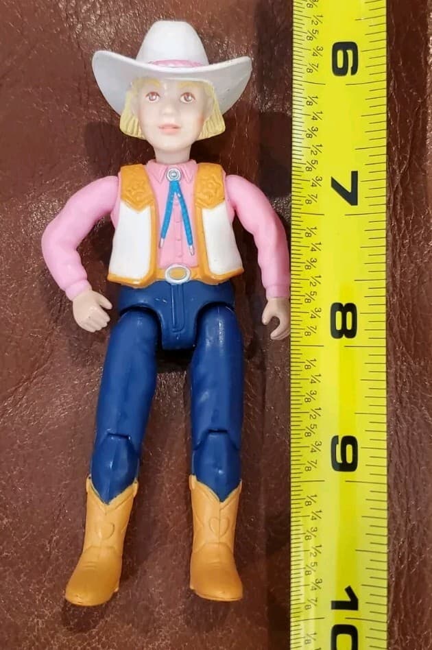 2001 Mattel Fisher Price Loving Family Dollhouse Cowgirl Western Girl Mom Figure 4
