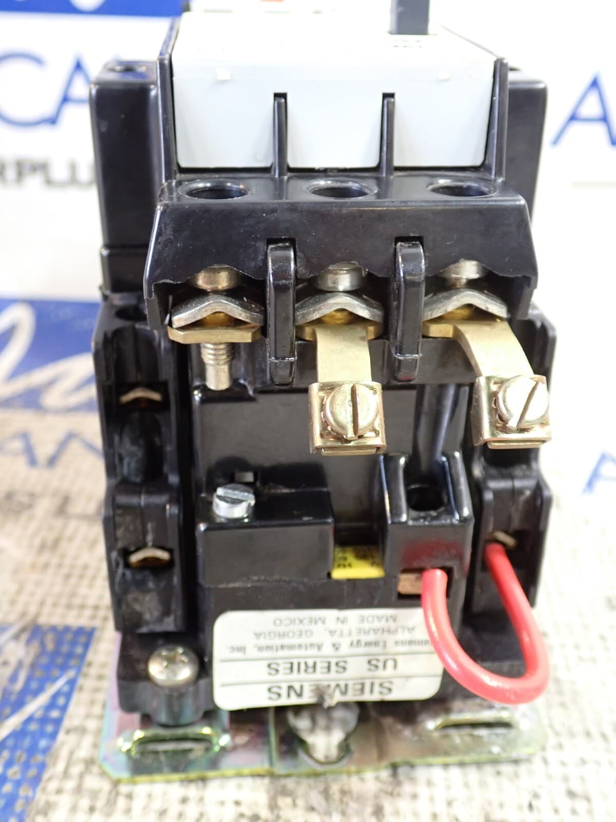 SIEMENS Size 1 Starter SXL CO 27 amp 600v 3UA52 00-1B 1.25-2A OL 120v Coil 4