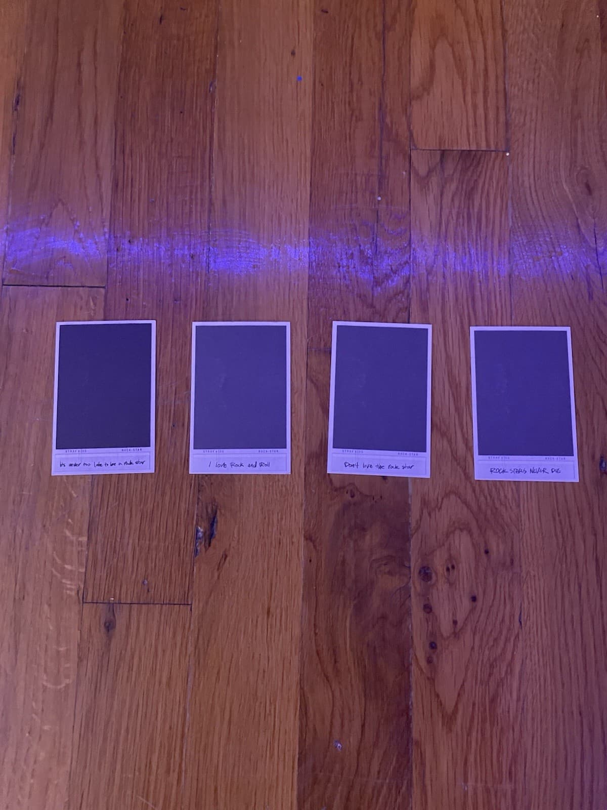 OFFICIAL ~ Straykids~4 Member Poloroid ~ Rockstar Album~ Freebies Included!! 2