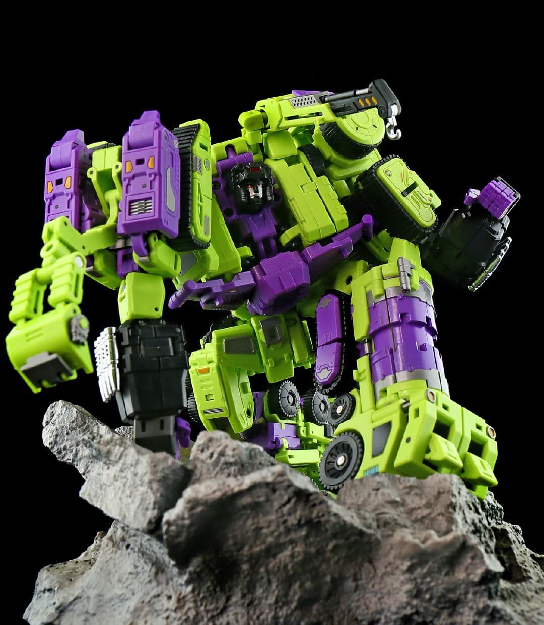 TRANSFORMERS Lucky Cat Micro Cosmos MC-02 Riki-Oh Devastator SET B G1  5